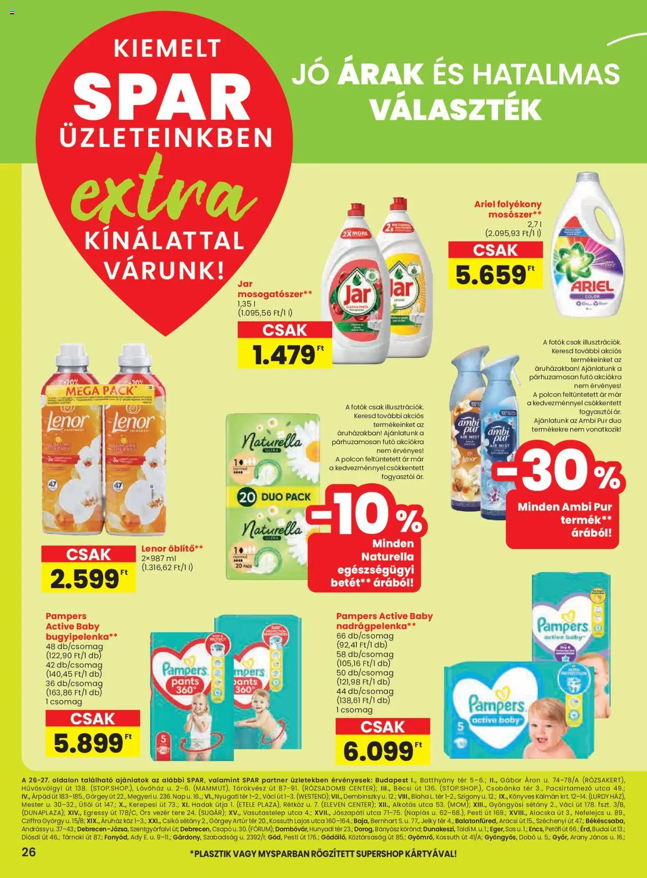 Spar akciós ujság - amely érvényes a következő dátumtól: 05.06.2025 | Oldal: 7 | Termékek: Öblítő, Folyékony mosószer, Mosószer, Mosogatószer