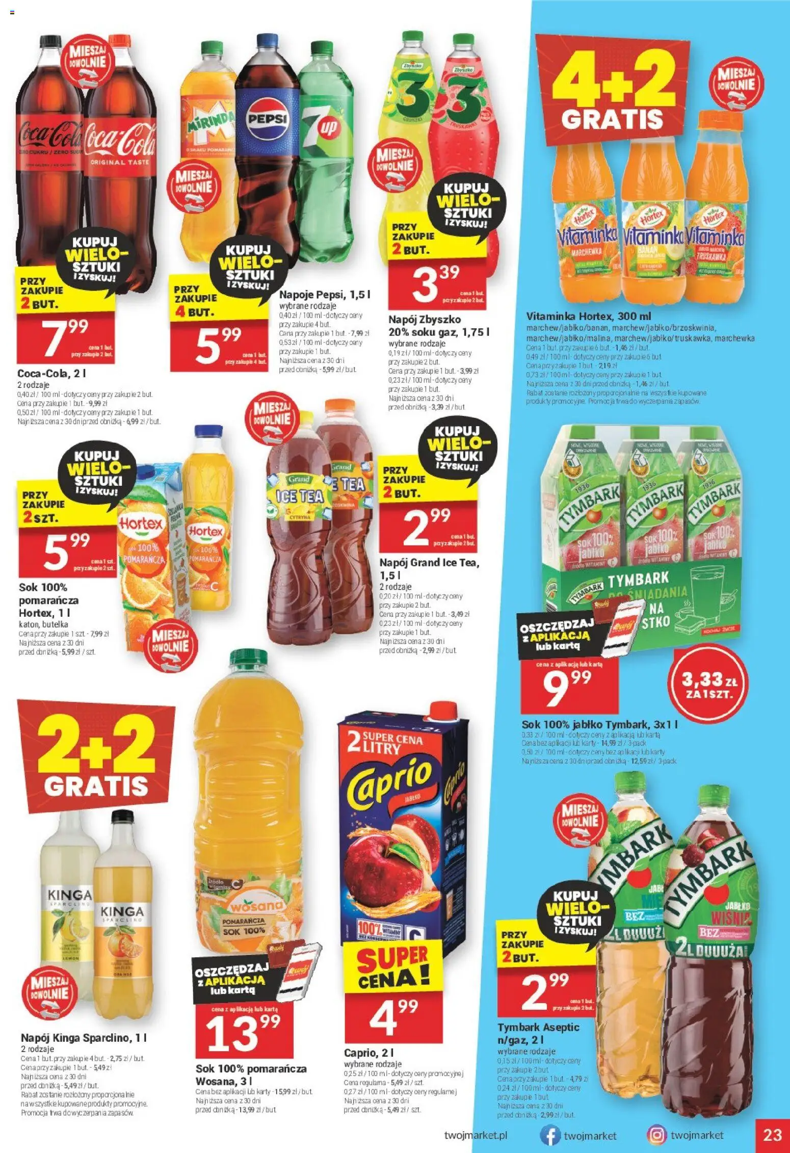 Twój Market Gazetka od 12.11.2025 | Strona: 23 | Produkty: Cytryna, Karta, Pepsi, Sok