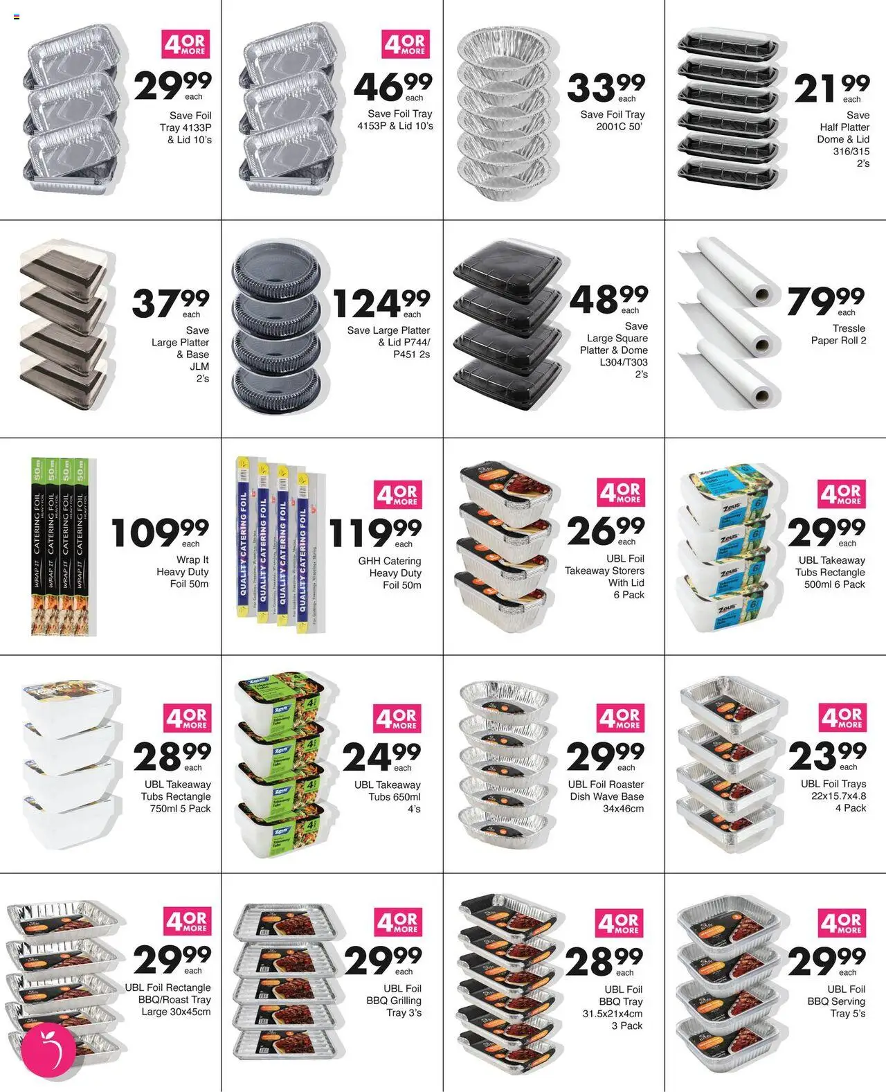 Save Catering Specials  │ valid from 04.08.2025 | Page: 7 | Products: Tray, Platter, Paper