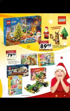 Pogląd oferty "Biedronka gazetka - Kraina zabawek" - ważna od 27.10.2025 | Strona: 35 | Produkty: Kalendarz adwentowy, Kalendarz, Lego