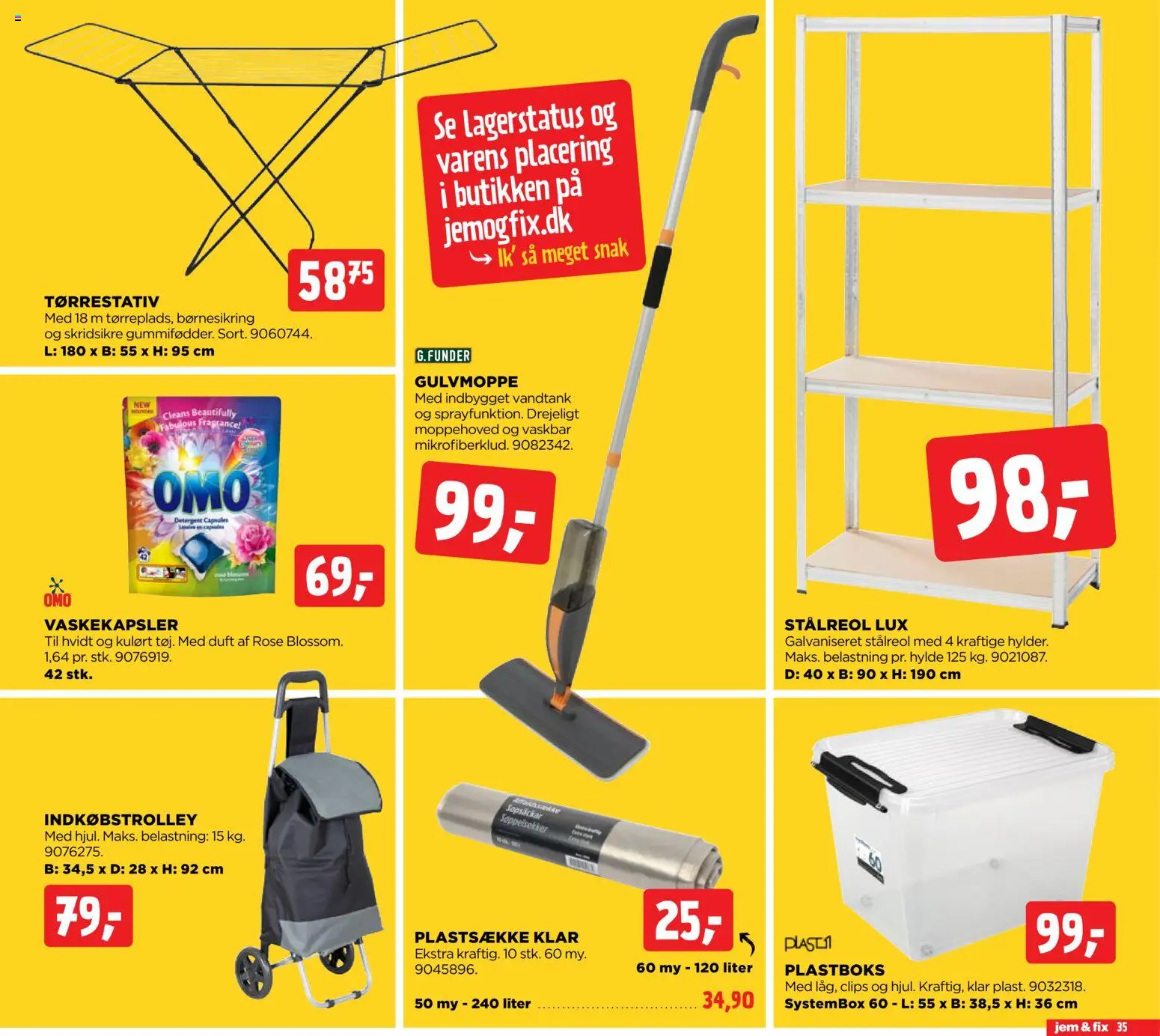 Jem & fix tilbudsavis – gyldig fra 26.04.2026 | Side: 35 | Produkter: Duft, Hylde