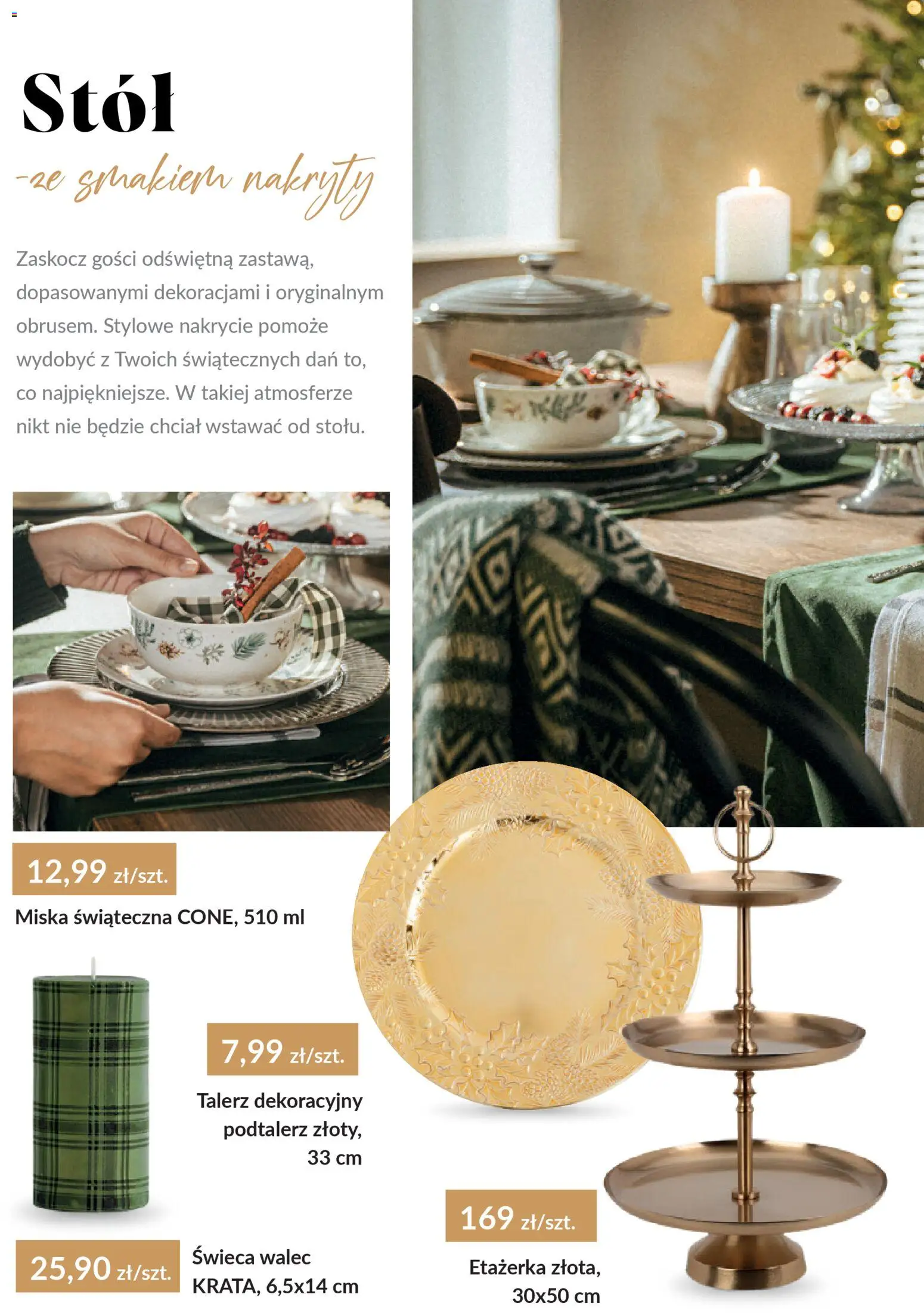 Salony Agata Gazetka - Katalog świąteczny od 05.12.2025 | Strona: 8 | Produkty: Stół
