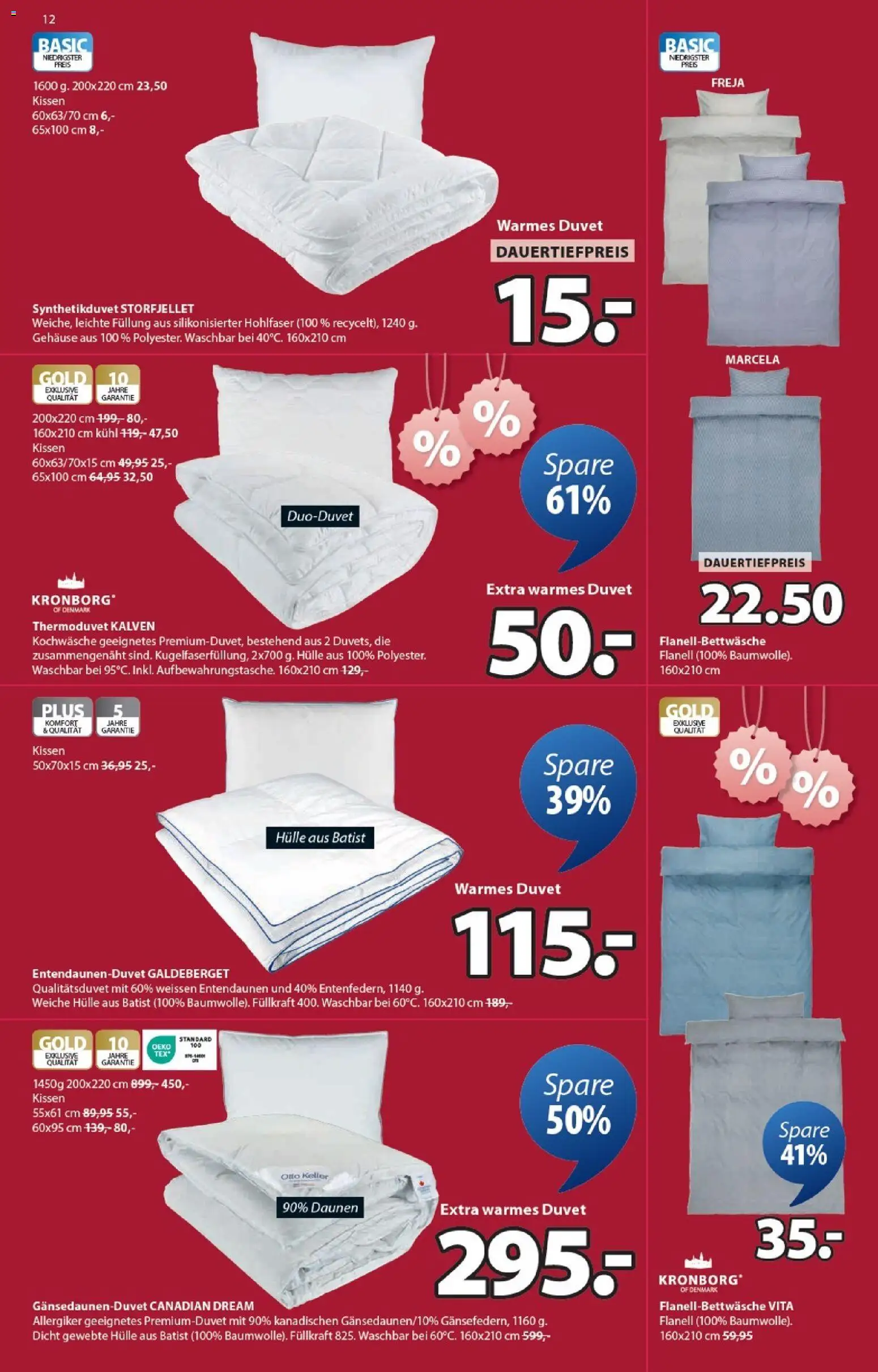 JYSK Aktionen – gültig ab 09.12.2025 | Seite: 12 | Produkte: Kissen, Hülle