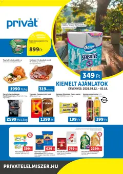 PRIVÁT Déli vármegyék - amely érvényes a következő dátumtól: 12.03.2026