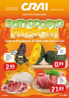 Anteprima del volantino Volantino CRAI	 valido a partire dal 02.10.2025