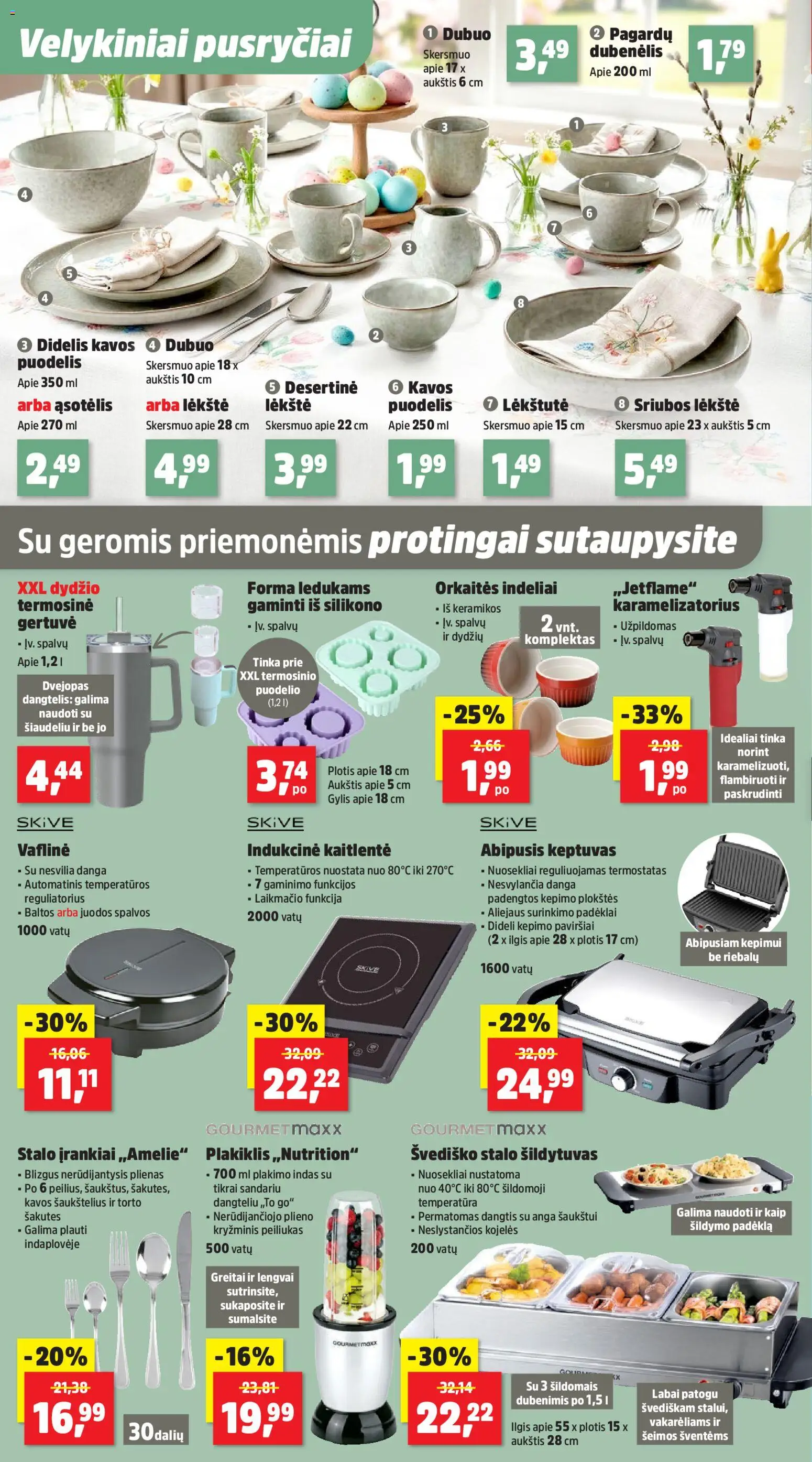 Thomas Philipps akcijos nuo 30.03.2026 | Puslapis: 10 | Prekių: Puodelis, Lėkštė, Dubuo, Kaitlentė