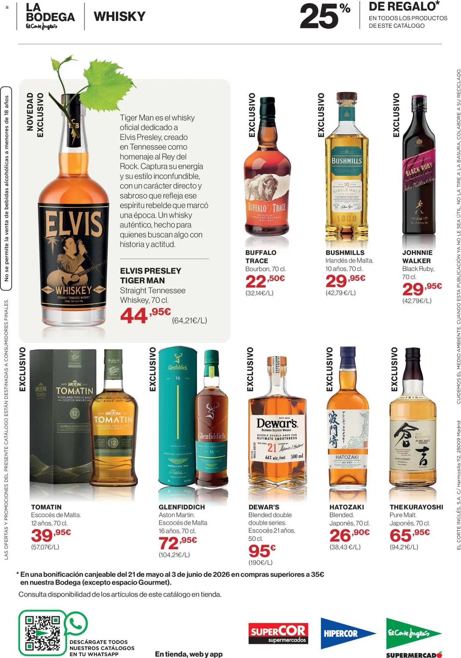 Supercor Península y Baleares │ válido desde el 23.04.2026 | Página: 24 | Productos: Whisky, Marco