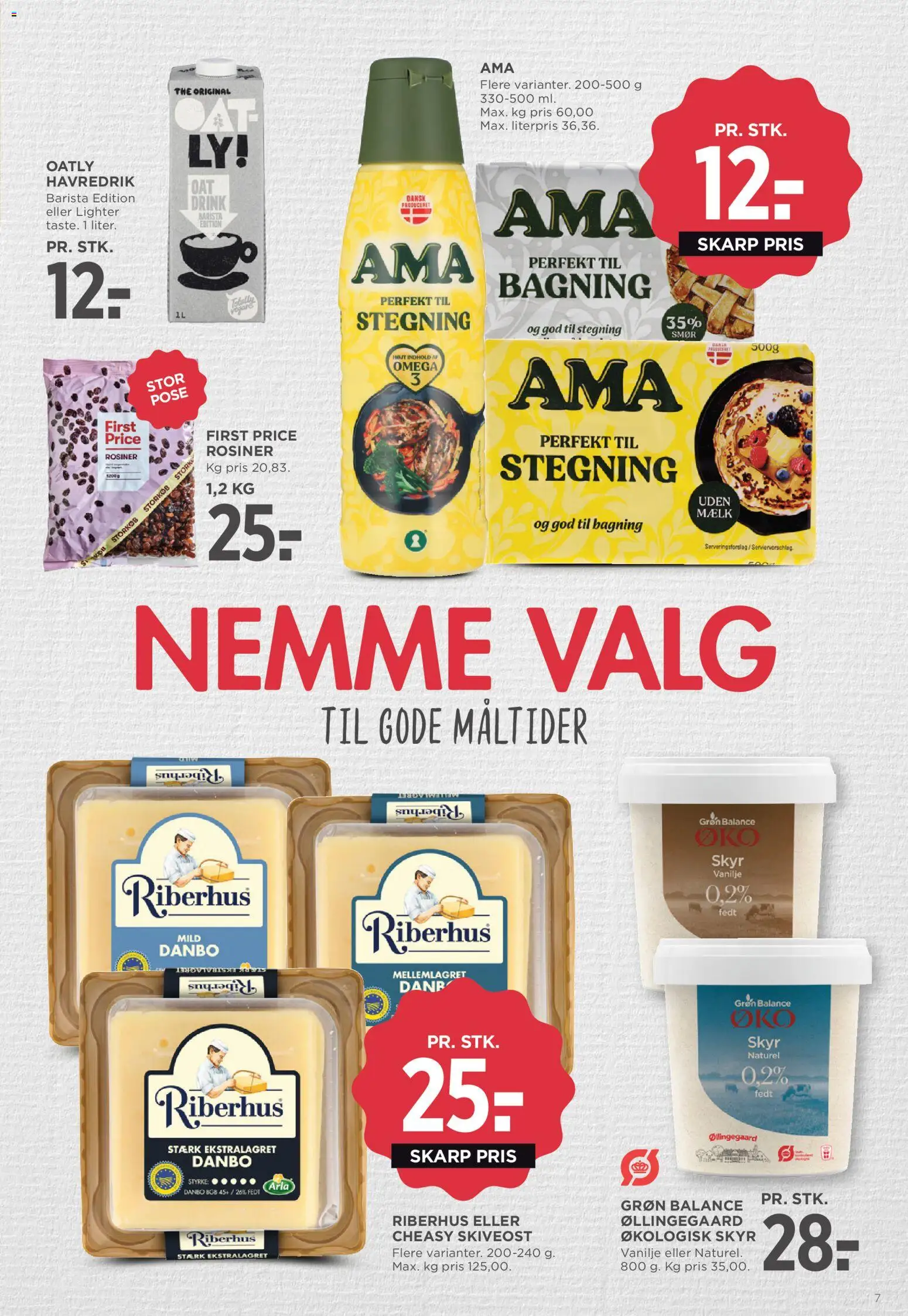 Meny tilbudsavis – gyldig fra 17.04.2026 | Side: 8 | Produkter: Mælk, Smør, Skyr, Skiveost