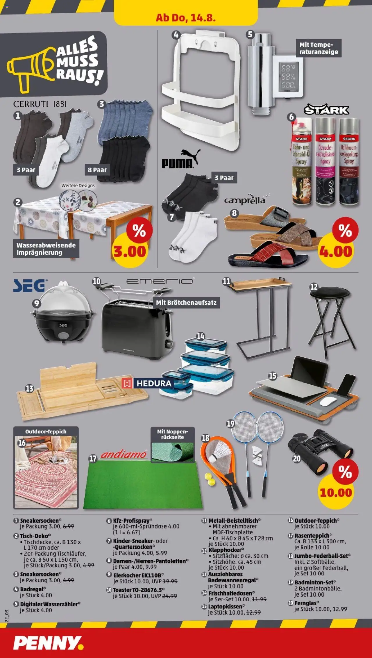 Penny - Hamburg - gültig ab dem 11.08.2025 | Seite: 22 | Produkte: Toaster, Eierkocher