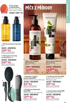 Náhled letáku Oriflame katalog č.14/2025 od 01.10.2025 | Strana: 129 | Produkty: Šampon, Olej na vlasy, Hřeben, Kartáč