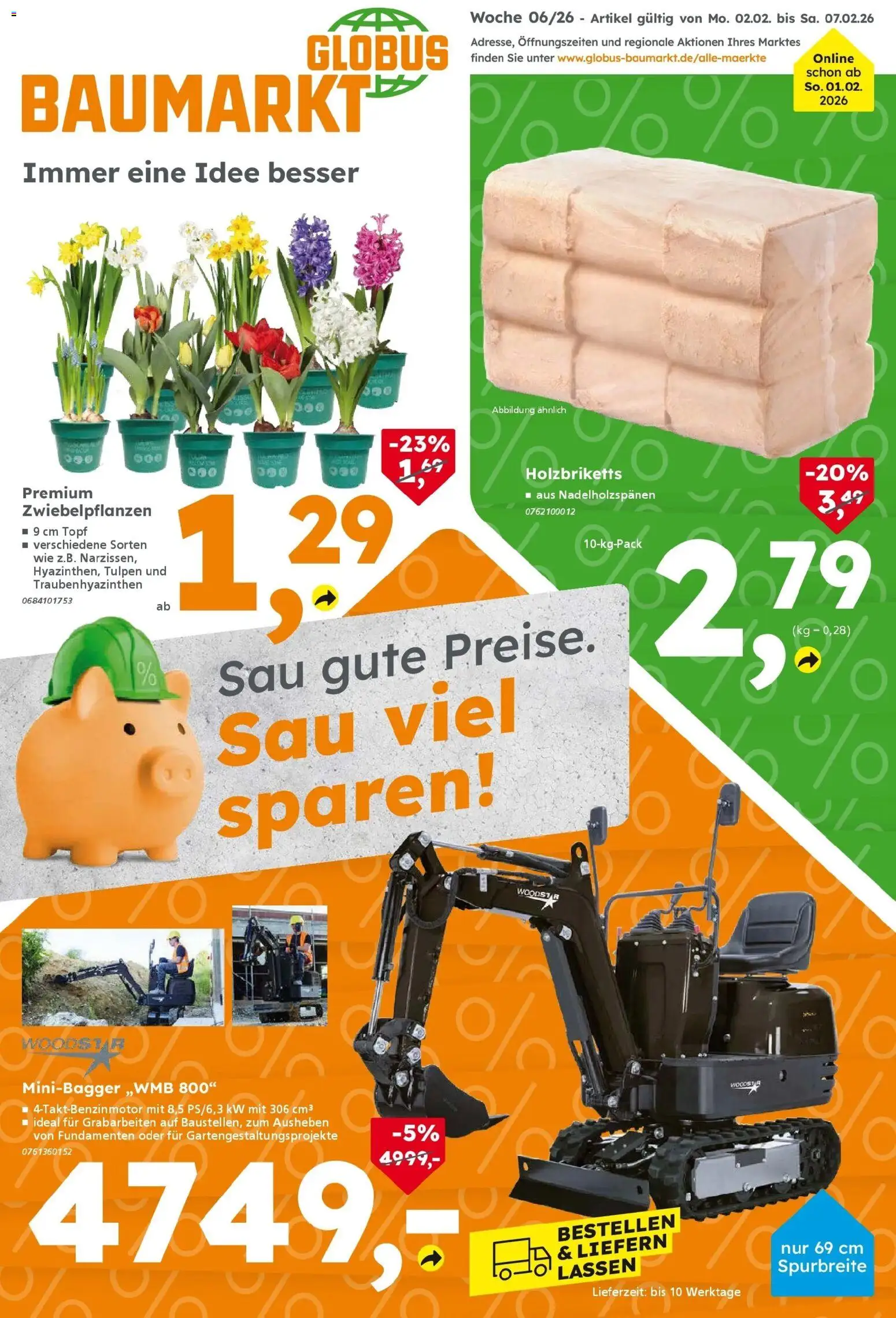 Globus Baumarkt prospekt Hösbach	 – gültig ab 01.02.2026 | Seite: 1