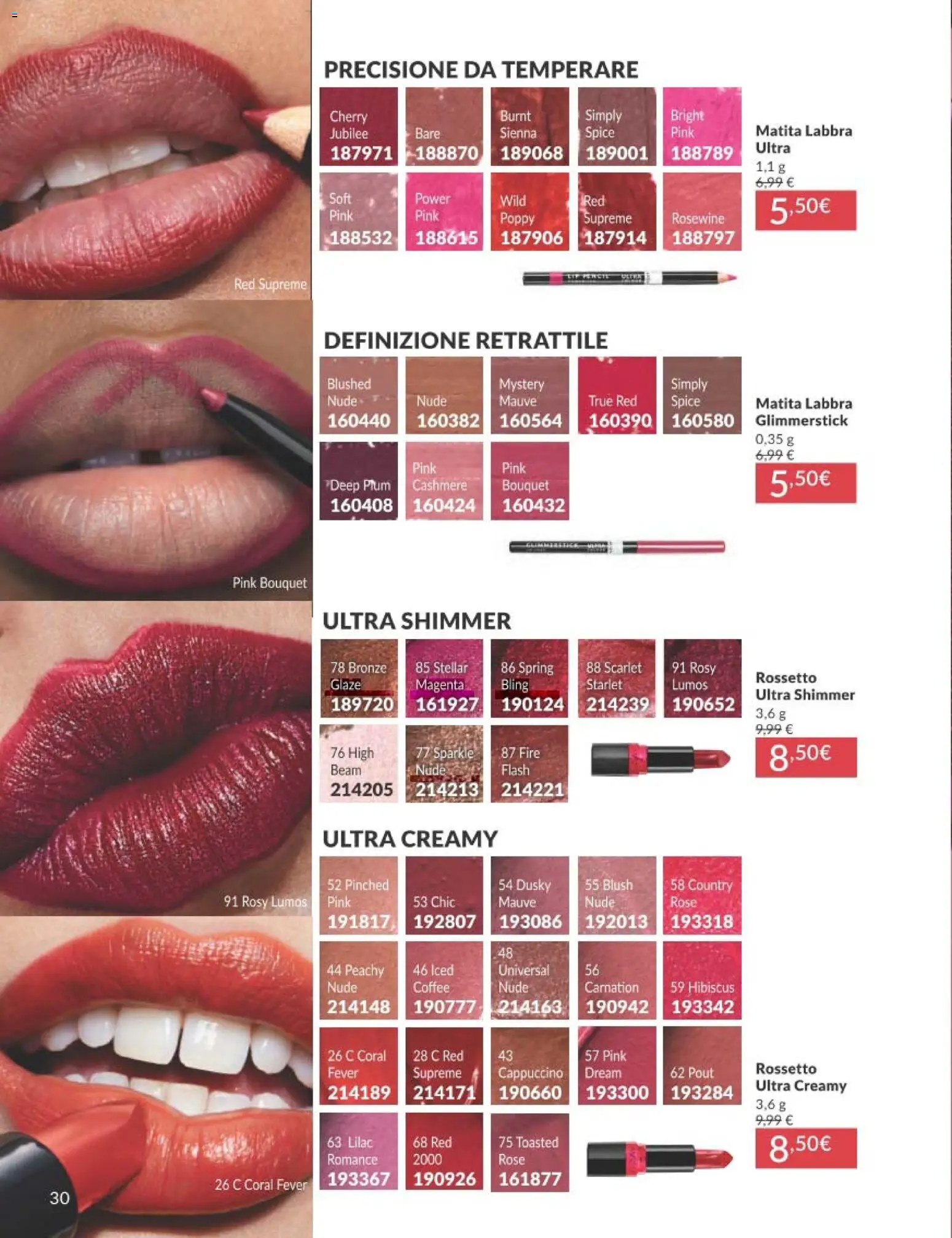 Volantino Avon del 01.02.2026 | Pagina: 30 | Prodotti: Rossetto, Blush