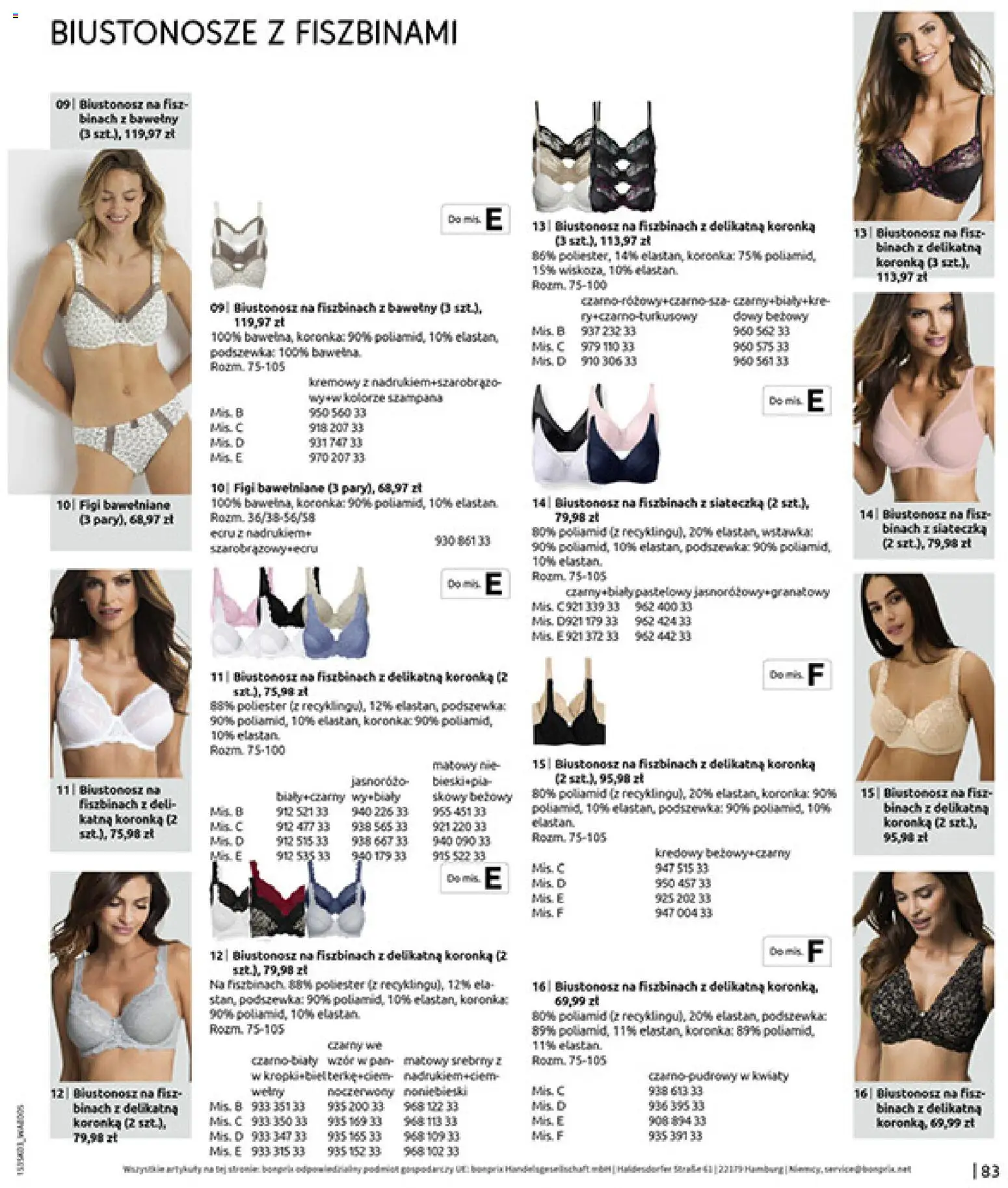 BonPrix Katalog od 03.03.2026 | Strona: 85 | Produkty: Biustonosz, Kwiaty