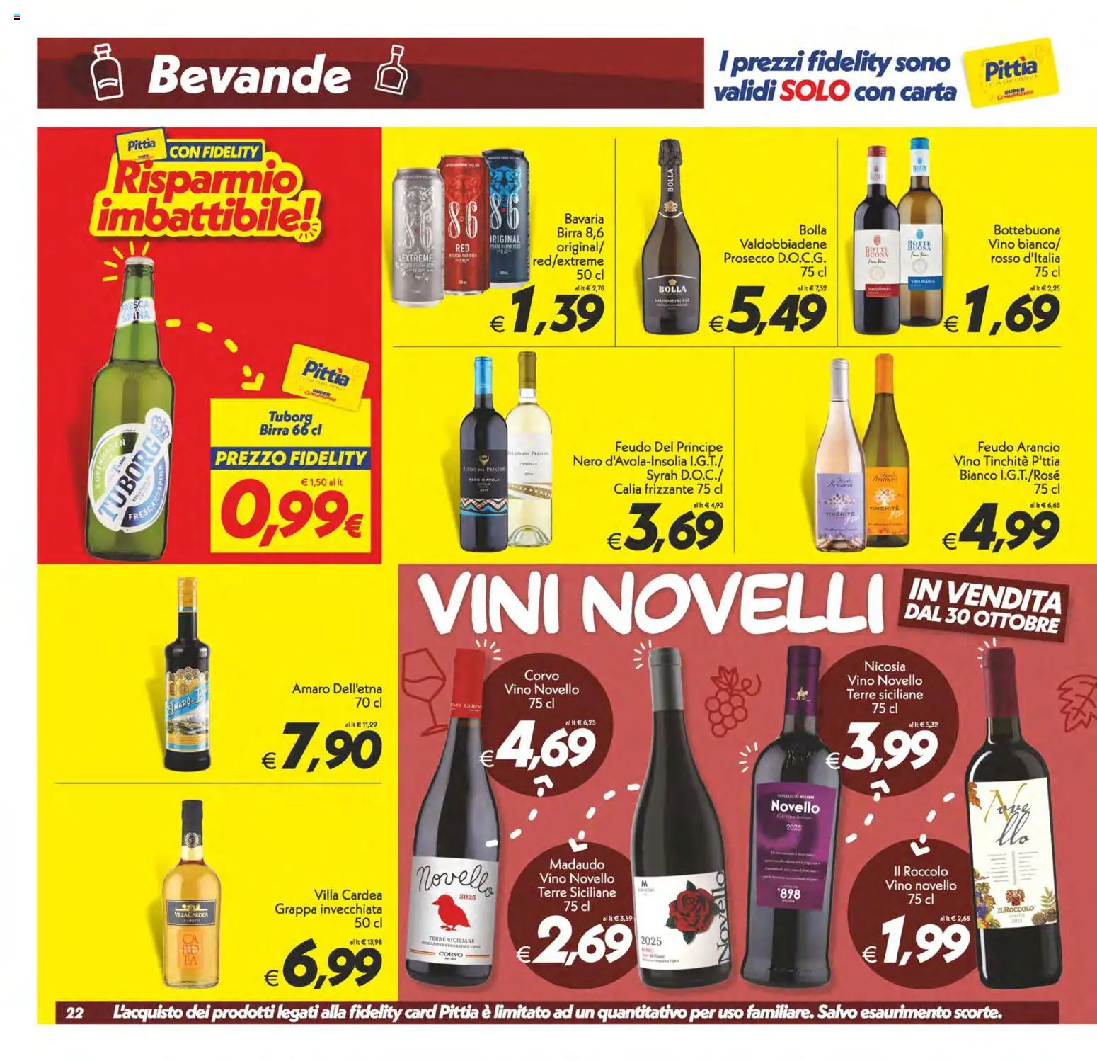 Volantino SuperConveniente del 24.10.2025 | Pagina: 22 | Prodotti: Prosecco, Vino, Vino bianco, Amaro