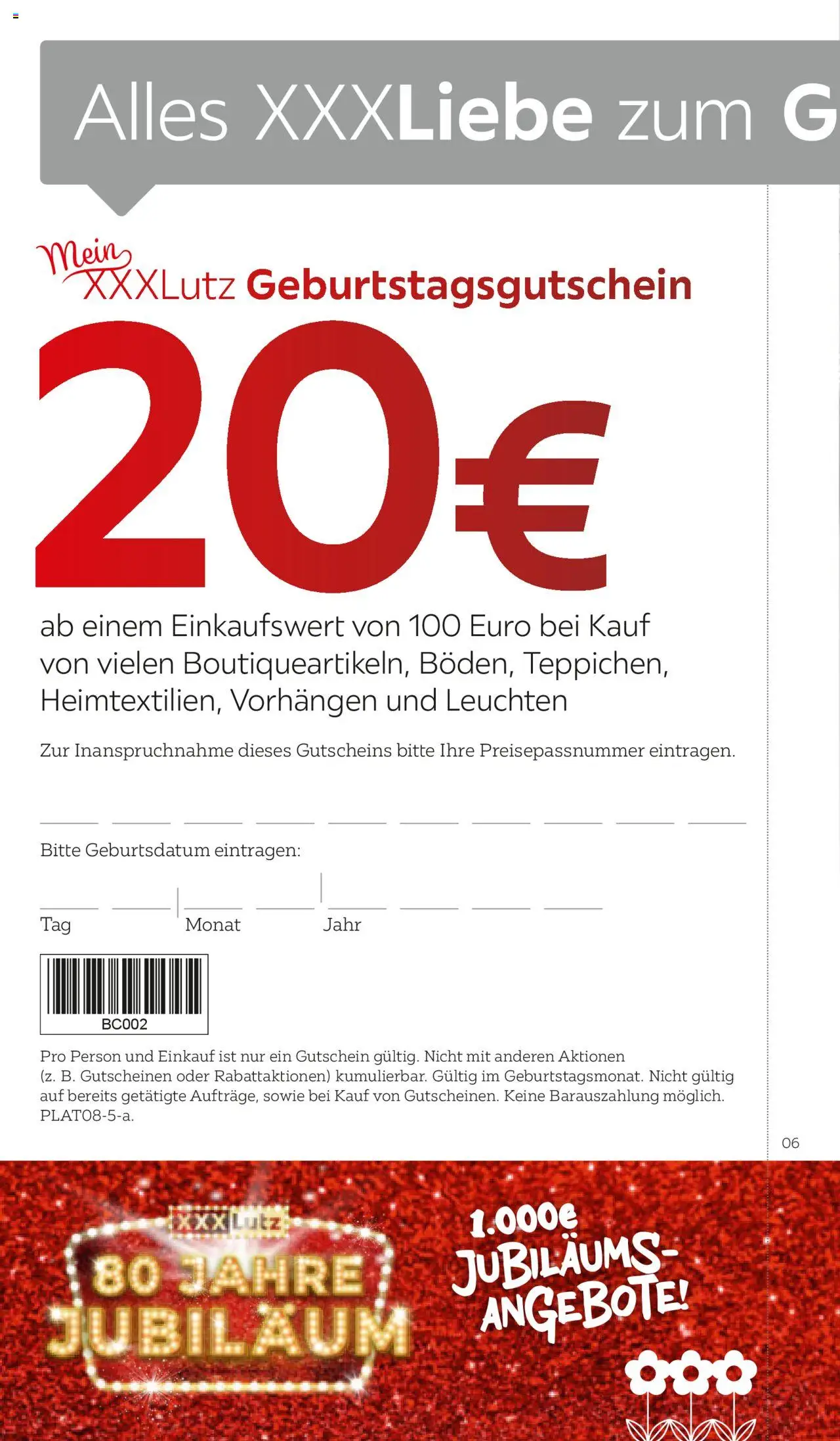 XXXLutz Preisepass gültig ab 01.08.2025 | Seite: 6