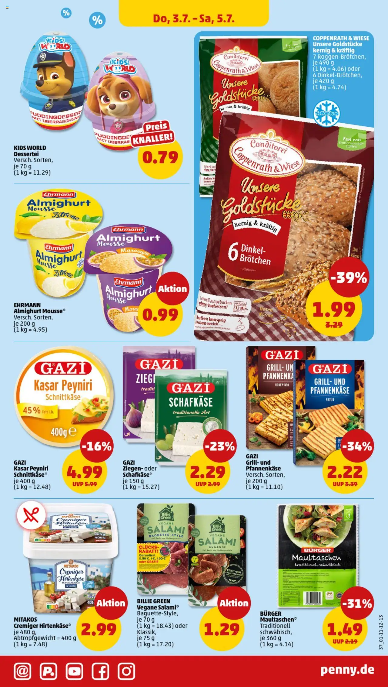 Penny Prospekt 	 - gültig ab dem 30.06.2025 | Seite: 37 | Produkte: Grill, Ehrmann almighurt, Burger, Zitrone