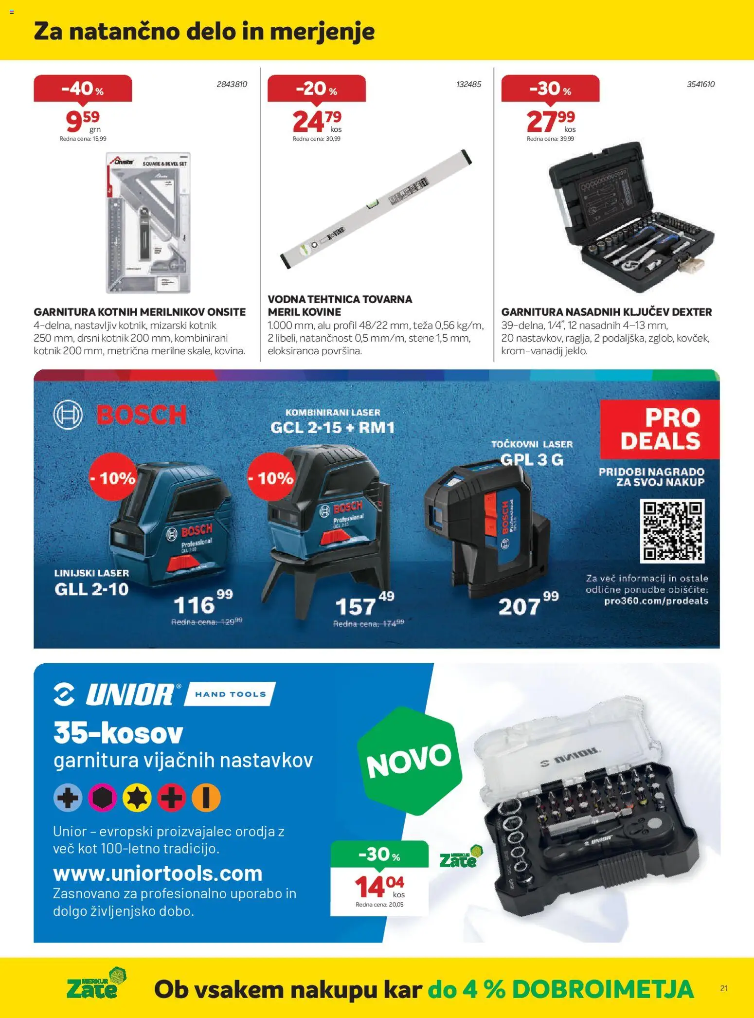 Novi Merkur katalog ponudbe – veljaven od 01.04.2026 | Stran: 21 | Izdelki: Teza, Tehtnica