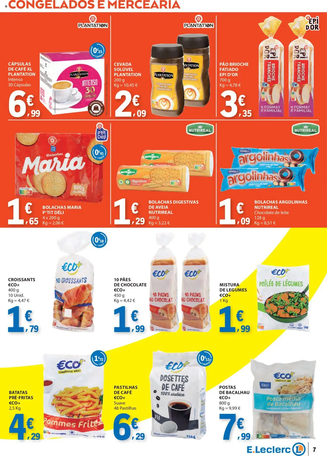 E.Leclerc - Folheto Especial Marca Guia │ válido de 09.09.2025 | Página: 7 | Produtos: Aveia, Bolachas, Pão, Café