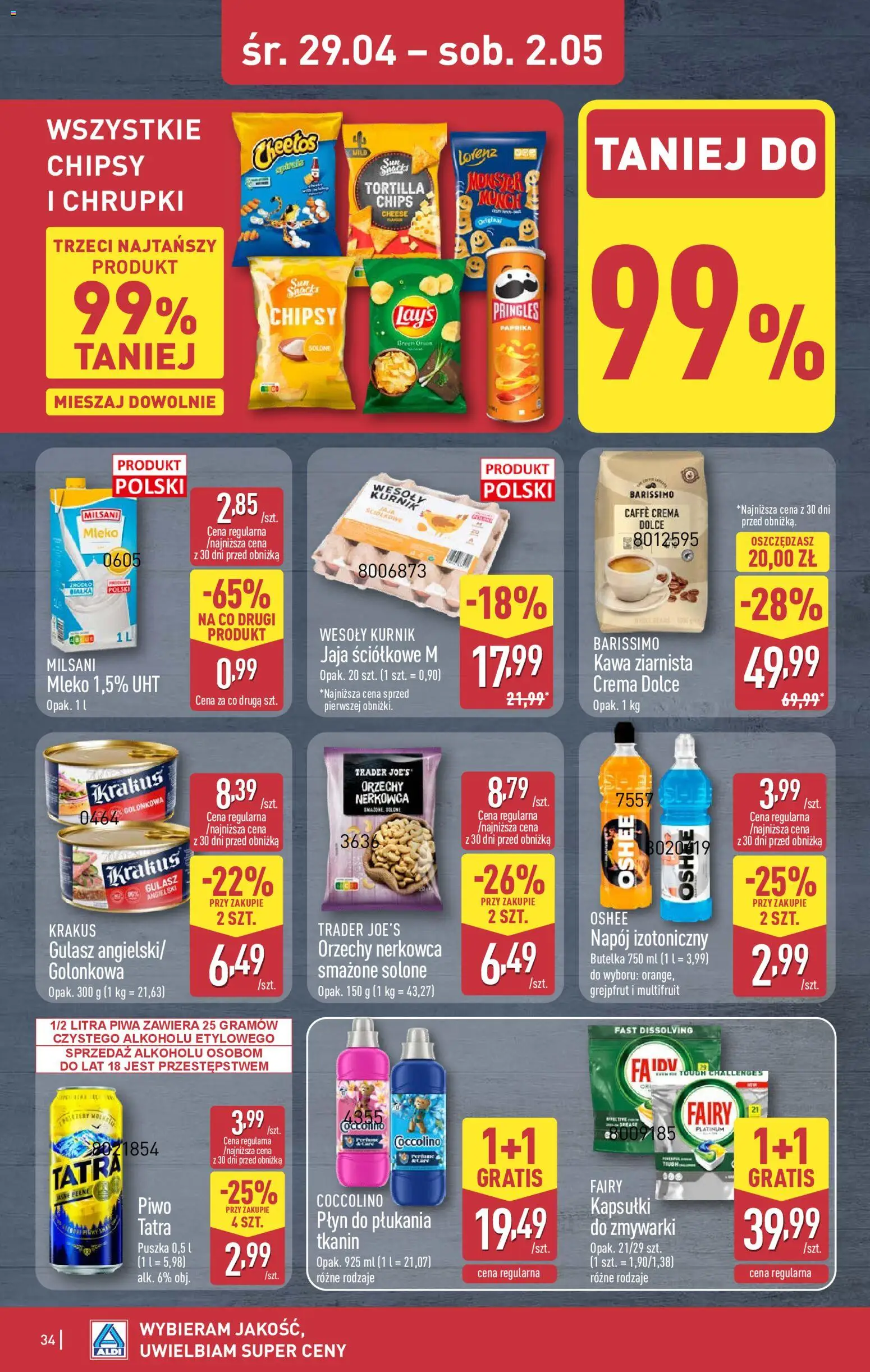 Aldi Polsko leták od 27.04.2026 💥 Nenechte si ujít TOP nabídky! ⭐ | Česko