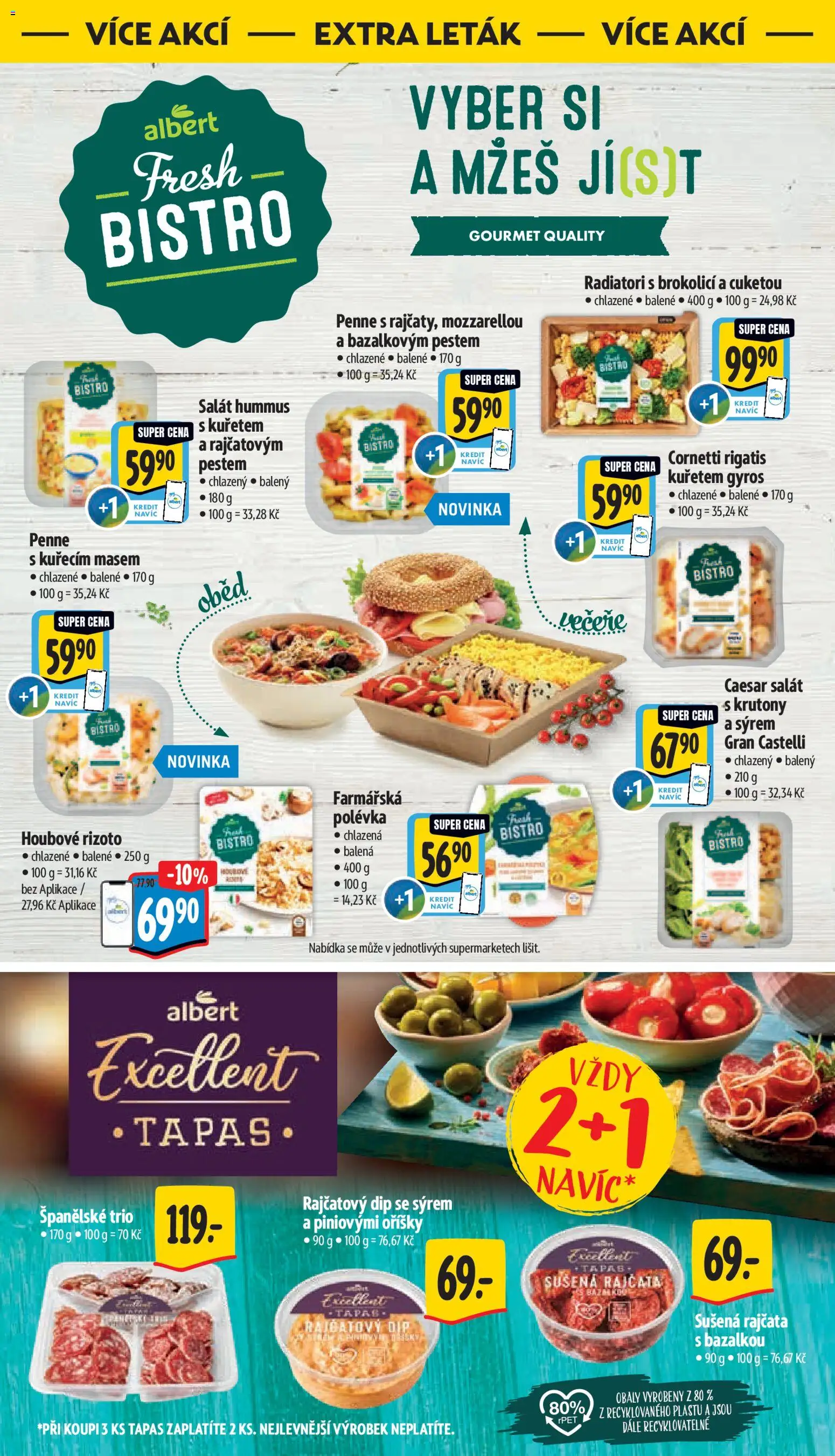 Albert leták - Supermarket od 19.11.2025 | Strana: 40 | Produkty: Tapas, Salát, Oříšky, Sušená rajčata