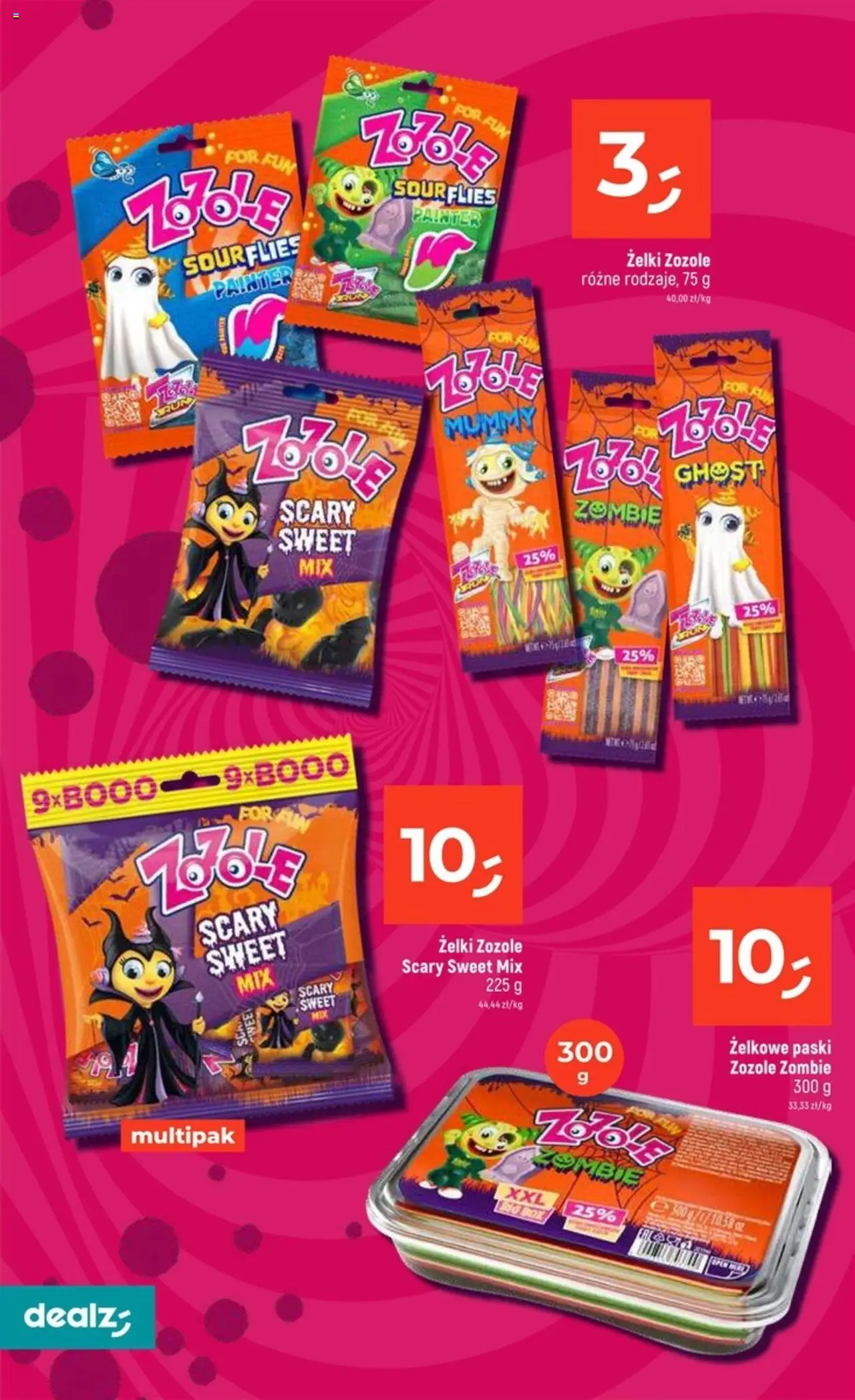 Dealz Gazetka - Upiornie niskie ceny od 11.09.2025 | Strona: 8 | Produkty: Żelki
