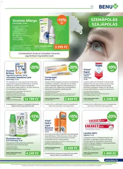 BENU Gyógyszertárak akciós újság - amely érvényes a következő dátumtól: 01.04.2026 | Oldal: 23 | Termékek: Fogkrém