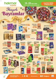 13.03.2026 tarihinden itibaren geçerli olan Hakmar Express kataloğu önizlemesi