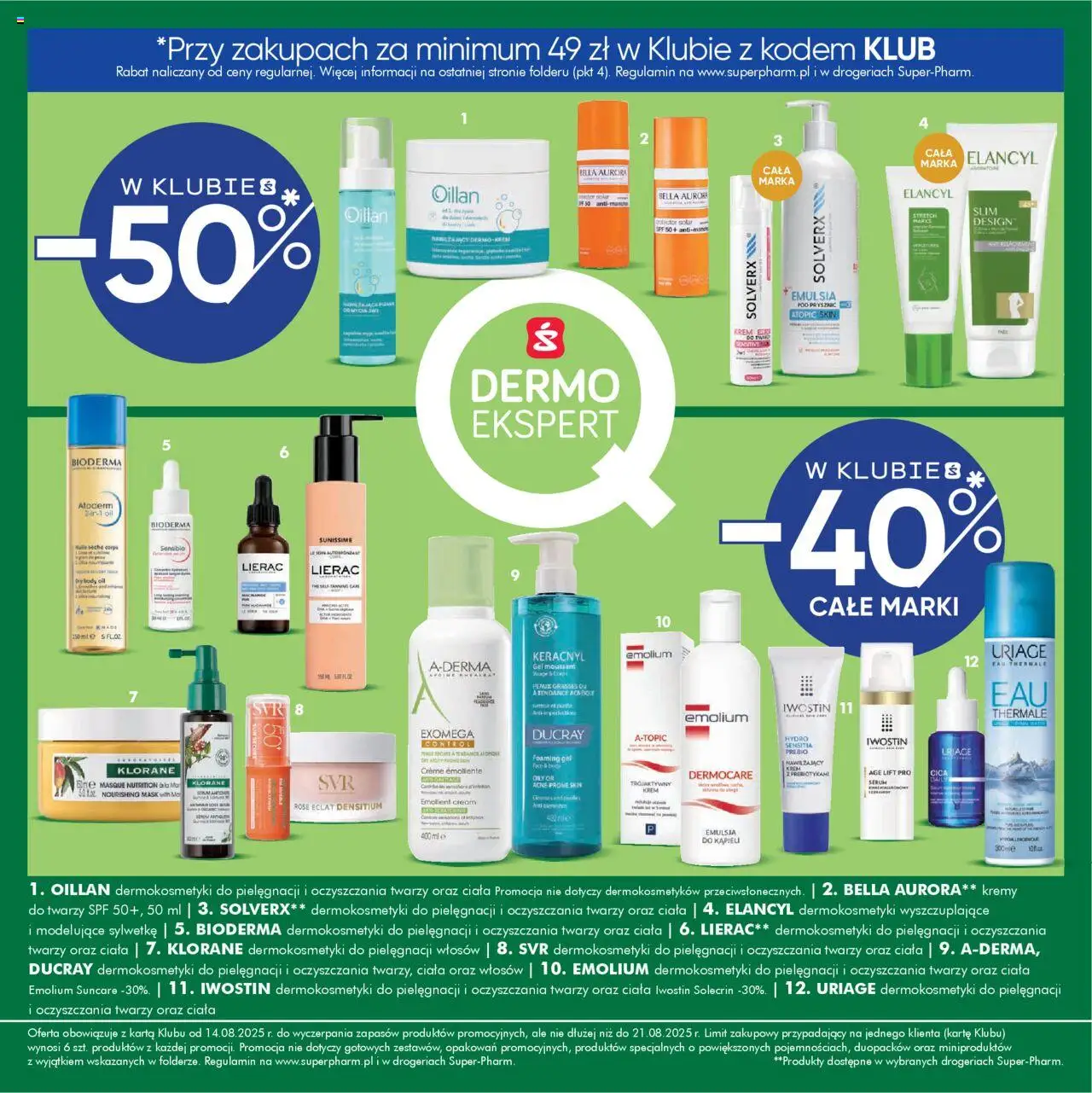 Super-pharm Gazetka od 14.08.2025 | Strona: 3 | Produkty: Karta, Body, Krem