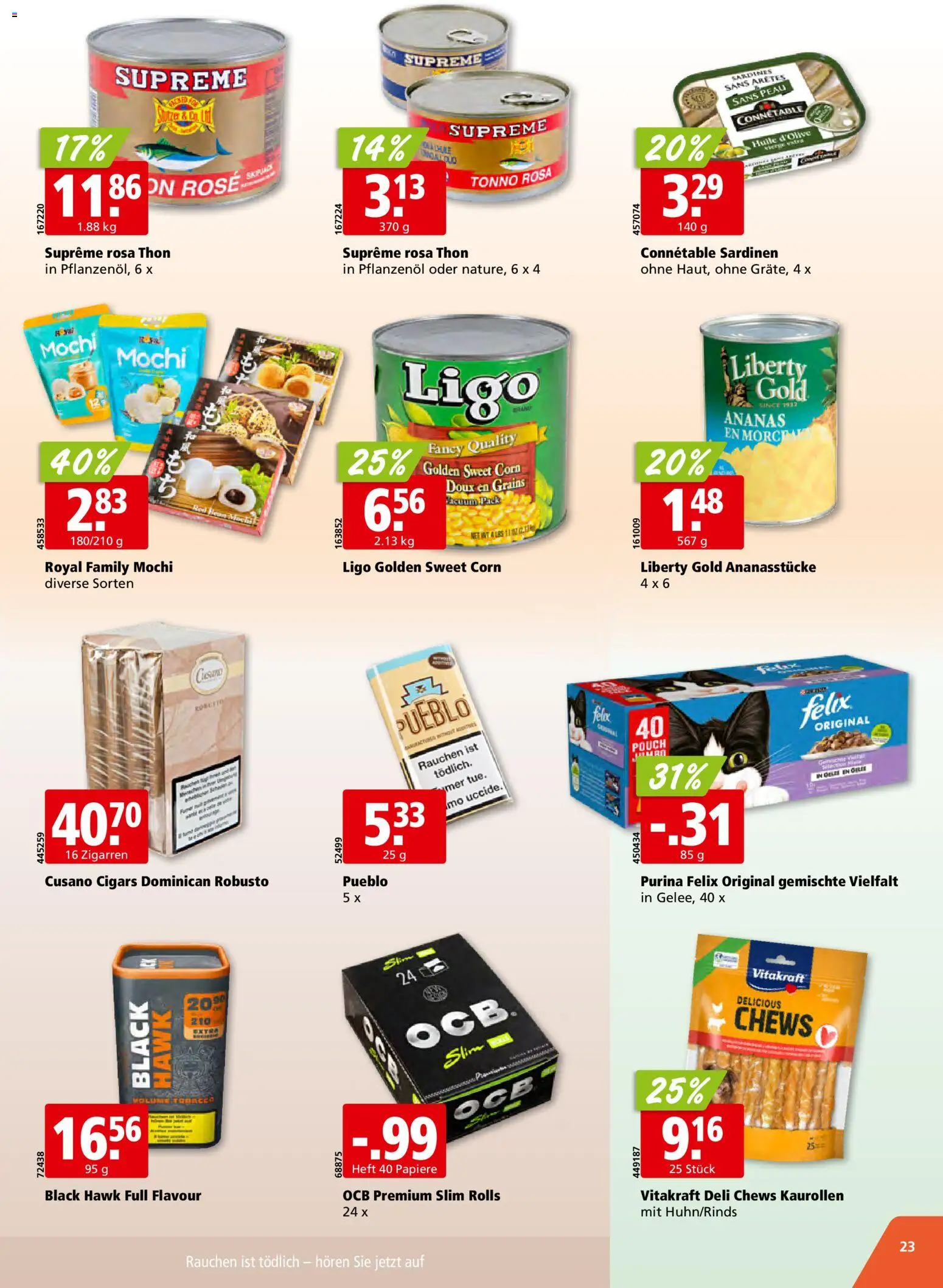 Aligro Aktionen Schlieren, Gossau SG, Frauenfeld, Rapperswil-Jona, Sargans, Bern, Brüttisellen, Pratteln, Emmen, Spreitenbach – gültig ab 10.11.2025 | Seite: 23 | Produkte: Ananas