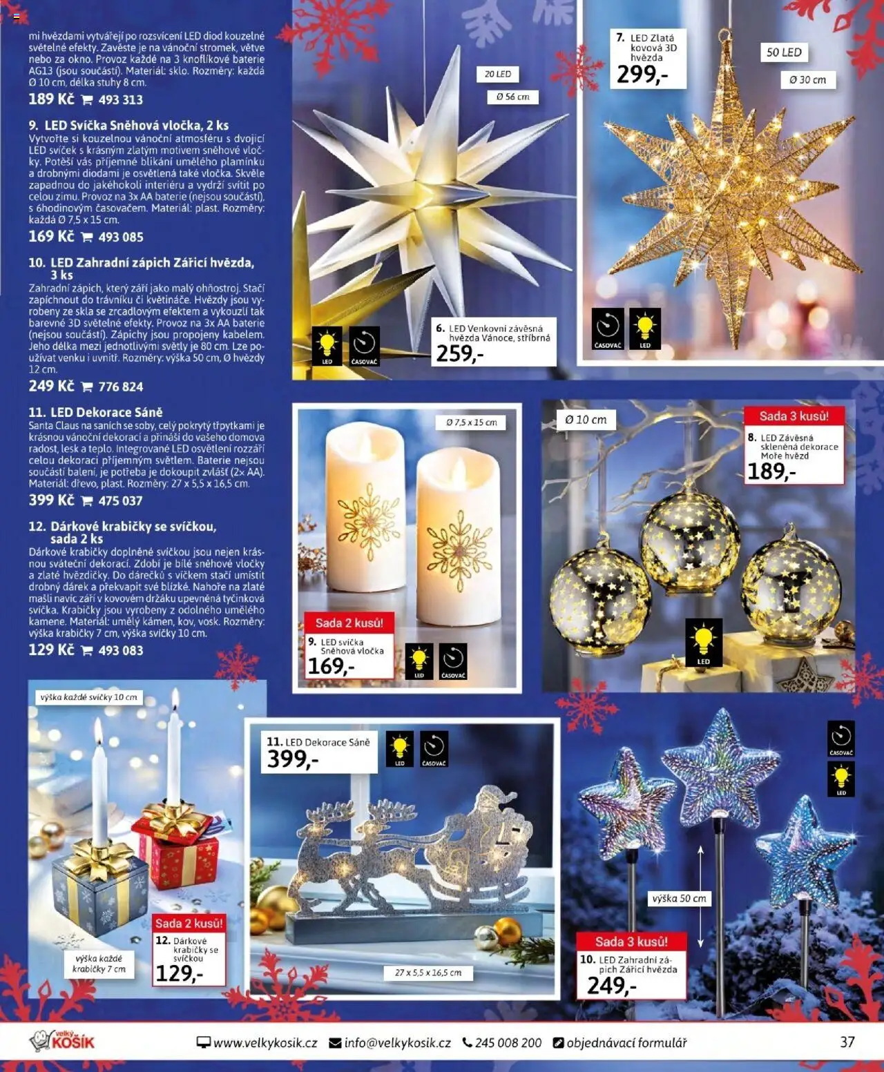 Velký Košík katalog říjen od 01.10.2025 | Strana: 37 | Produkty: Zápich, Vločky, Krabičky, Baterie