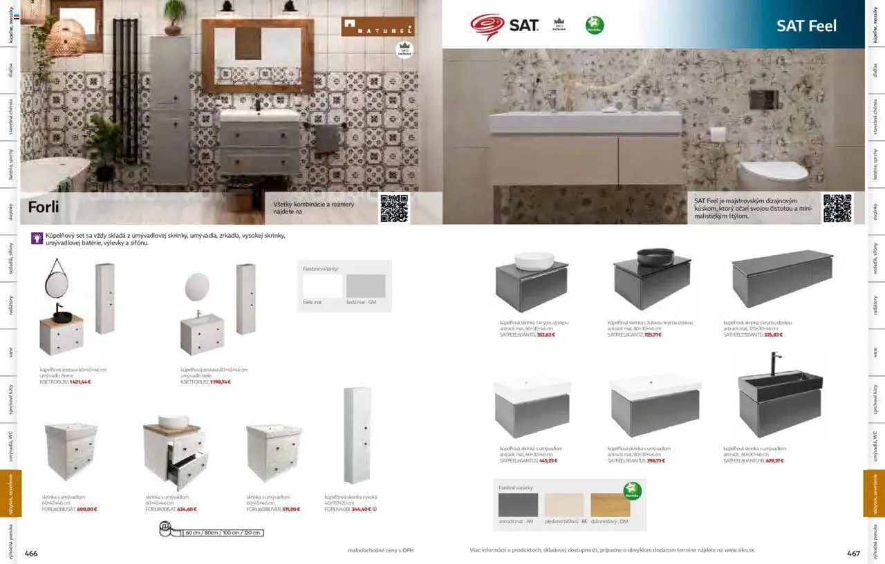 Nové Siko akcie – leták je platný od 01.09.2025 | Strana: 234 | Produkty: Osvetlenie, Kúpelňová skrinka, Skrinka s umývadlom, Skrinka