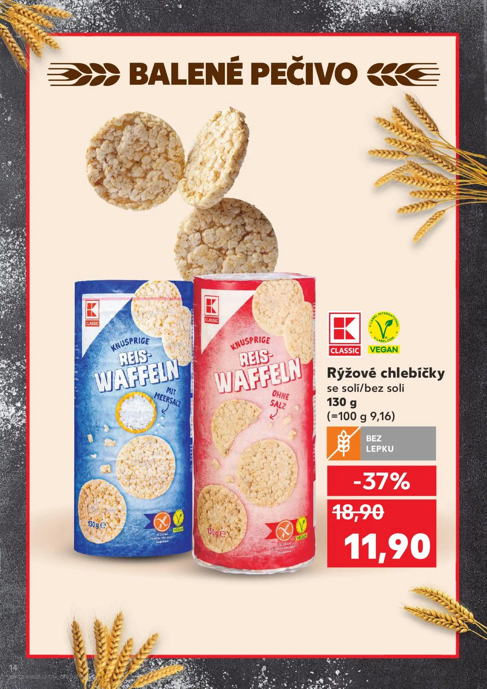 Kaufland leták - Plzeň Bory od 14.01.2026 | Strana: 14 | Produkty: Vegan, Pečivo