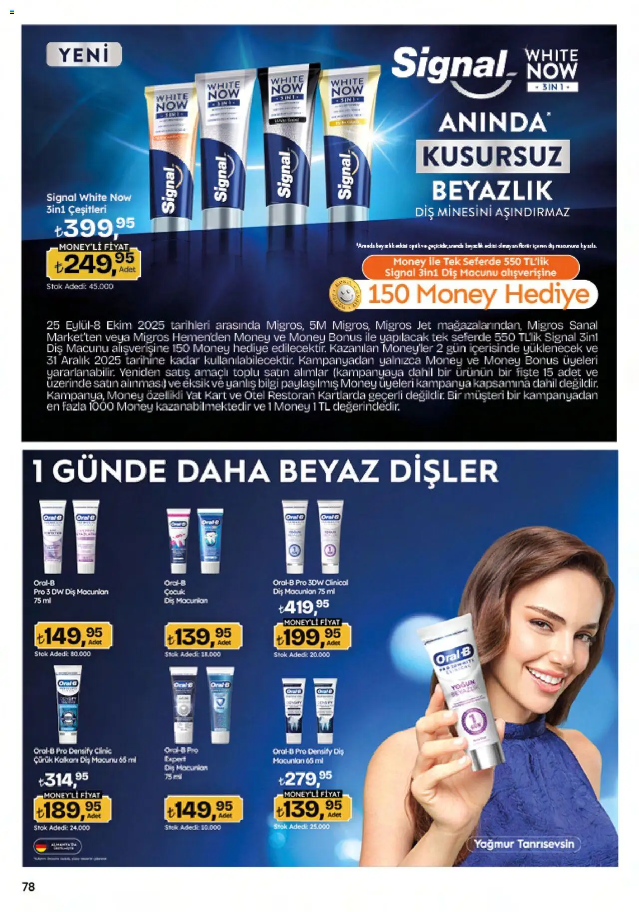 Migros Katalog - 5M Migroskop Dijital - 25.09.2025 tarihinden itibaren geçerlidir | Sayfa: 78 | Ürünler: Diş macunu