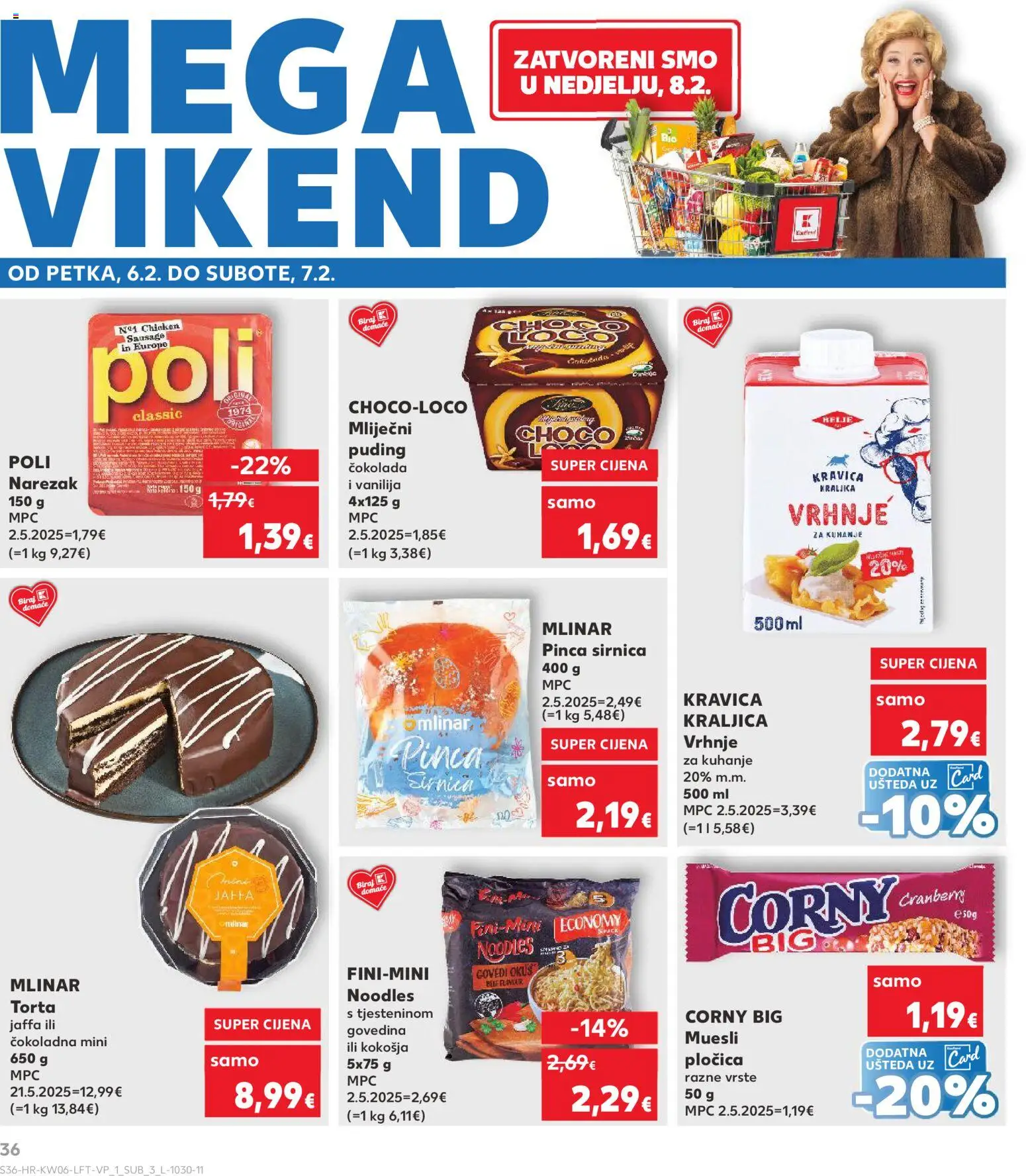 Kaufland katalog | vrijedi od 04.02.2026 | Stranica: 36 | Proizvodi: Čokolada, Puding, Narezak, Govedina
