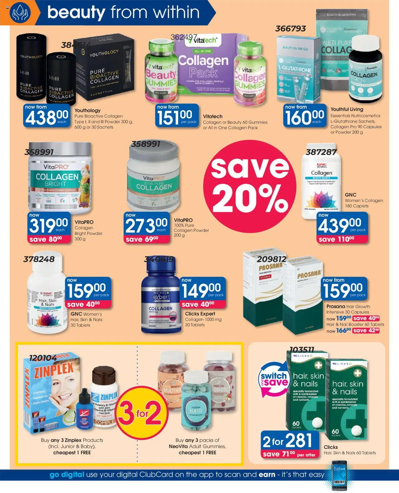 Clicks Specials │ valid from 21.08.2025 | Page: 20 | Products: Powder, Switch, Sink