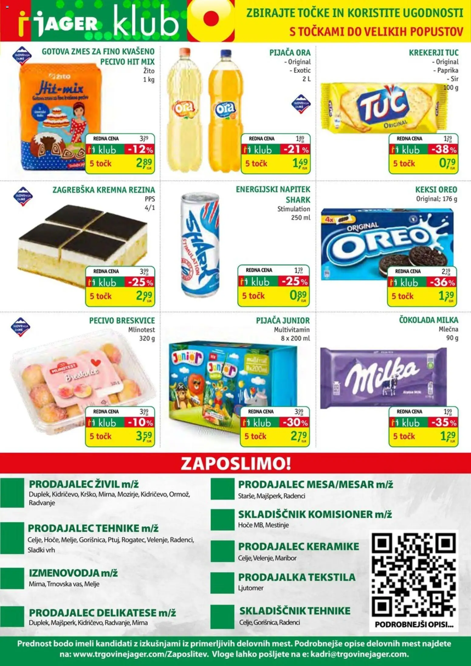 Novi Jager katalog ponudbe – veljaven od 18.03.2026 | Stran: 13 | Izdelki: Keksi, Paprika, Sir, Cokolada