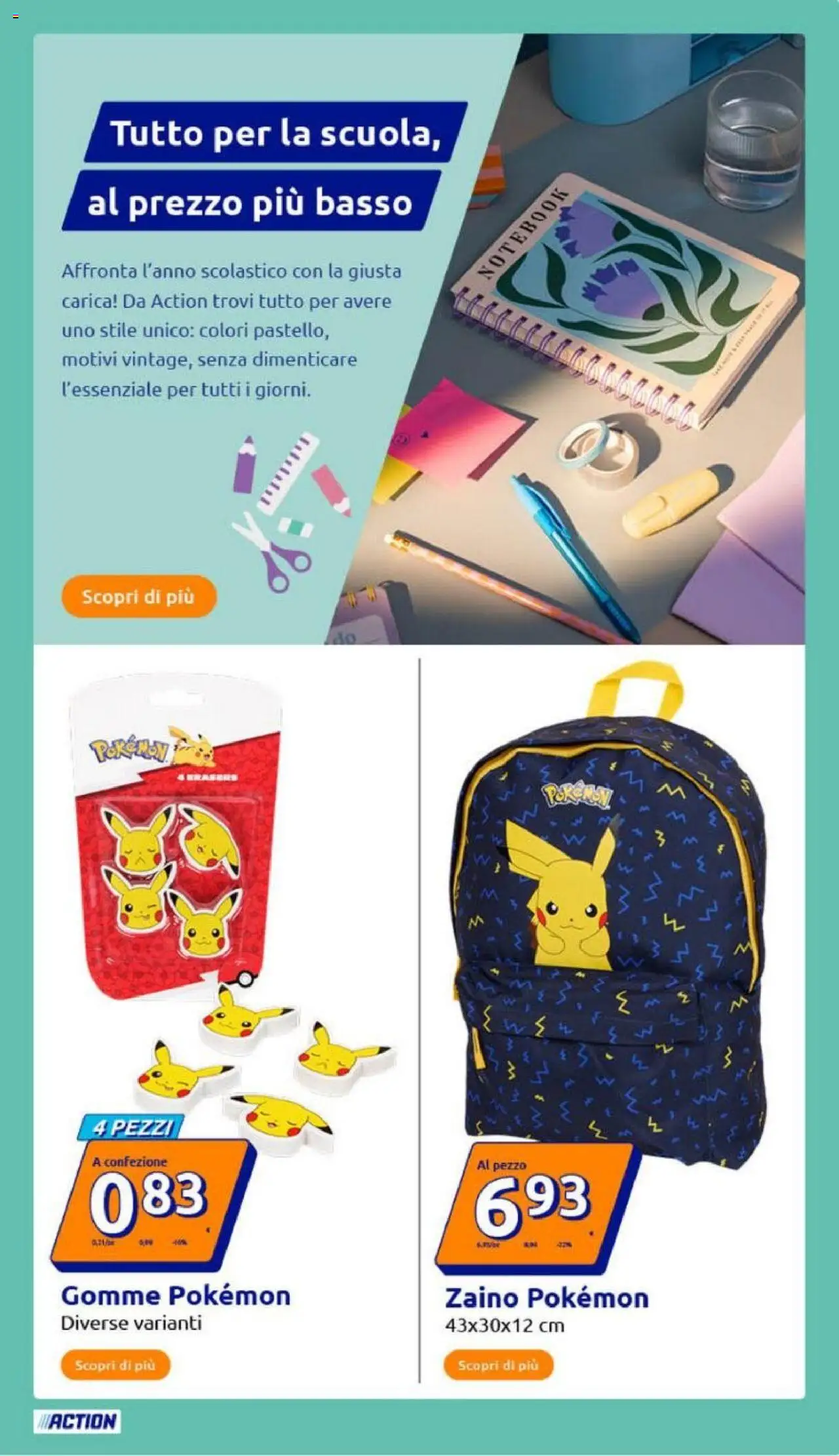 Volantino Action del 18.06.2025 | Pagina: 15 | Prodotti: Notebook, Zaino
