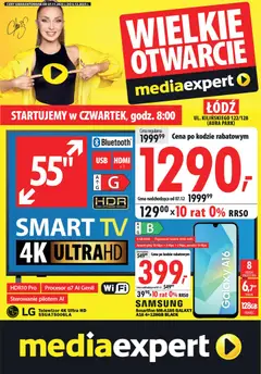 Pogląd oferty "Mediaexpert Gazetka - Wielkie otwarcie Łódź " - ważna od 27.11.2025