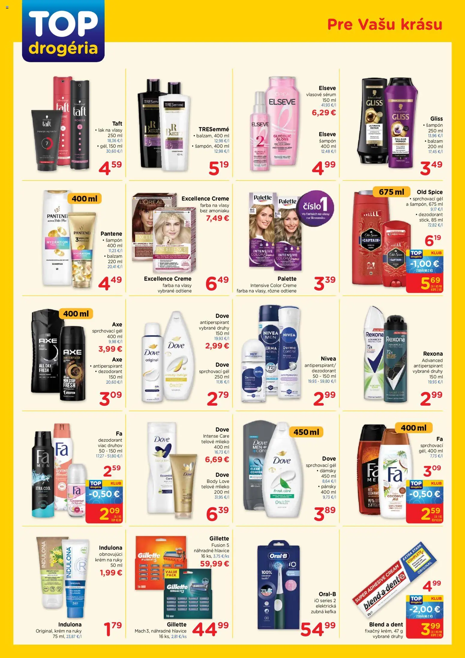 Nové TOP Drogéria akcie – leták je platný od 15.12.2025 | Strana: 3 | Produkty: Elektrická zubná kefka, Zubná kefka, Lak na vlasy