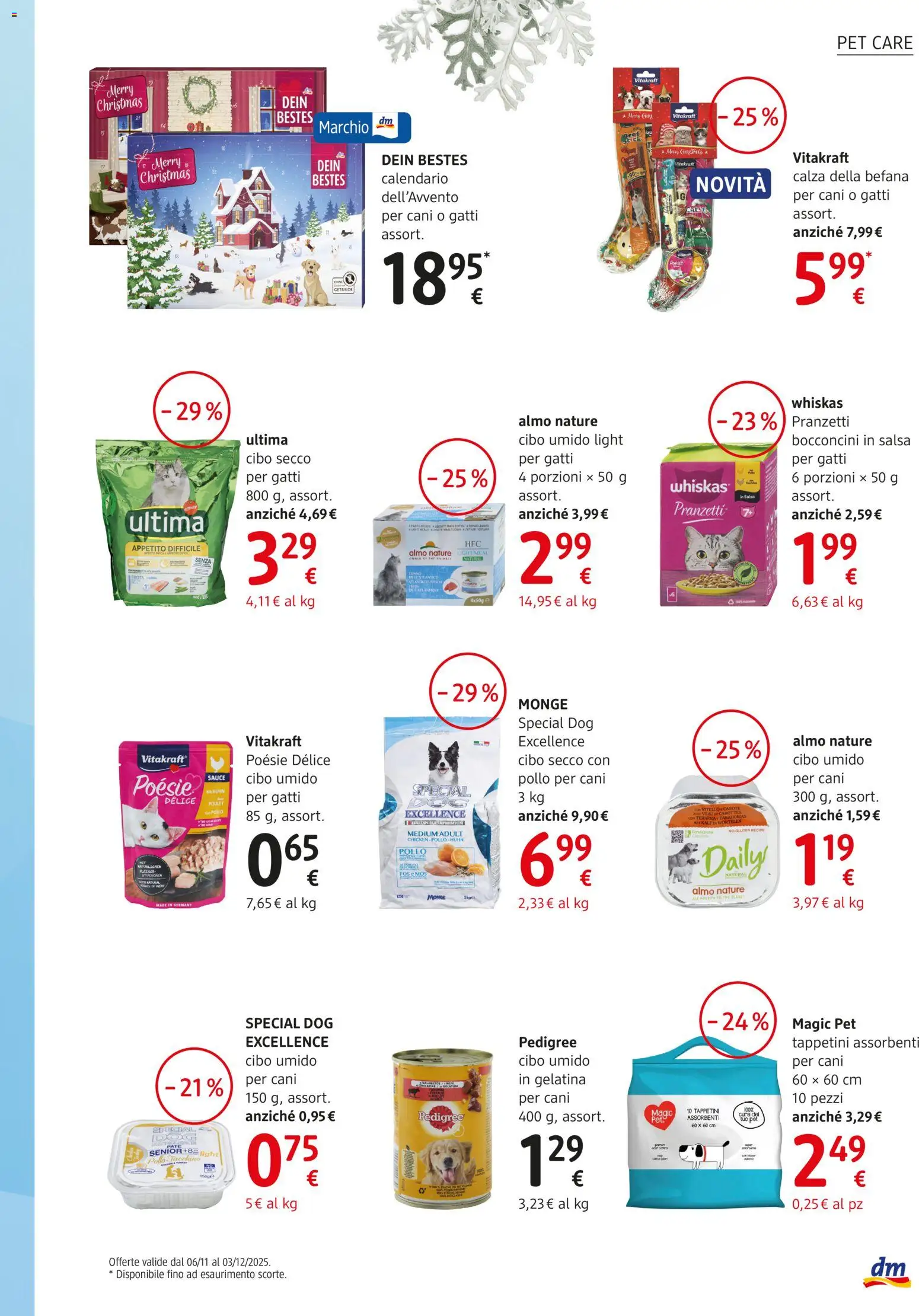 Volantino dm drogerie markt del 06.11.2025 | Pagina: 15 | Prodotti: Pollo, Salsa, Carote, Vitello