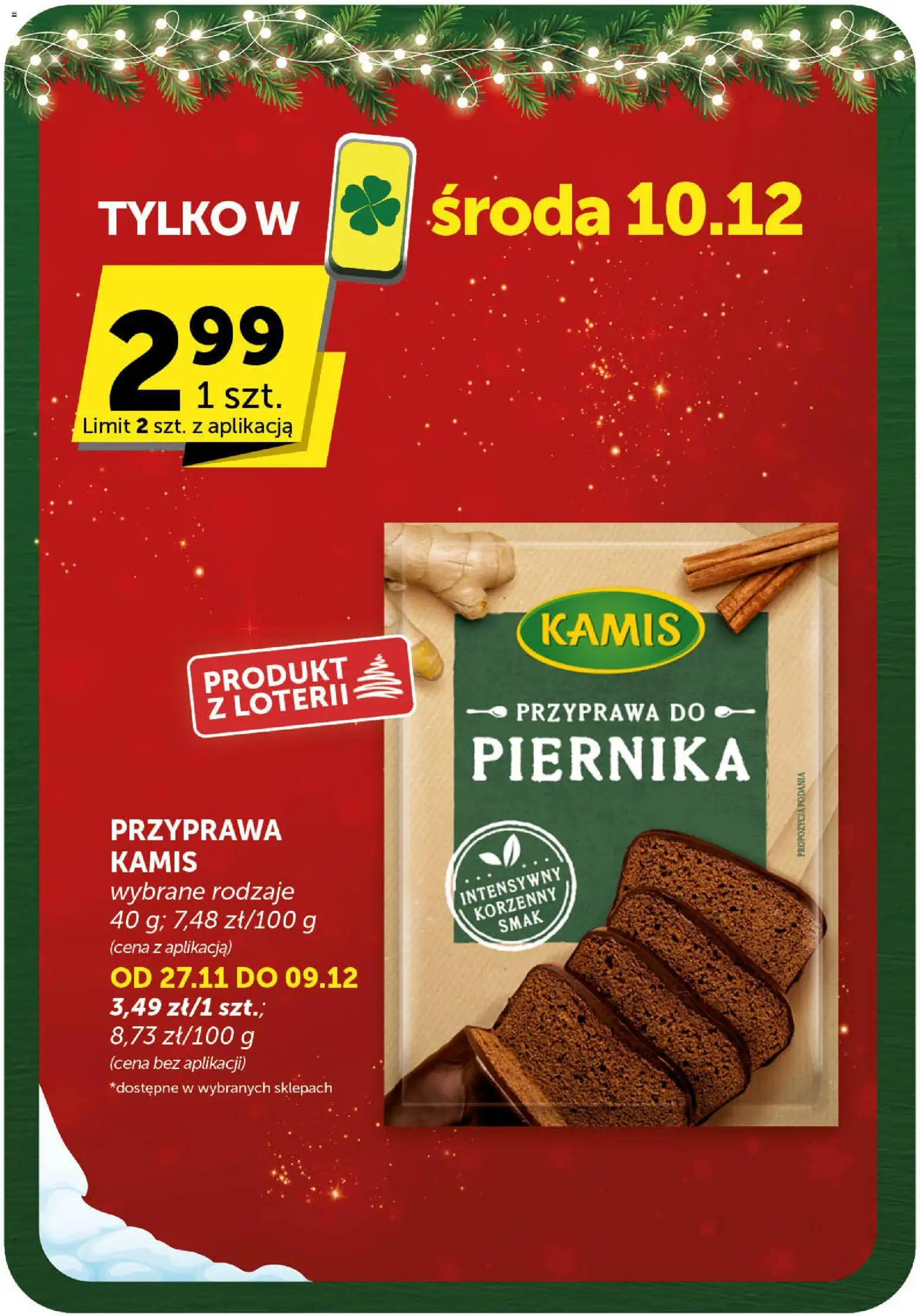 ABC Gazetka - Minimarket od 27.11.2025 | Strona: 10 | Produkty: Przyprawa do piernika
