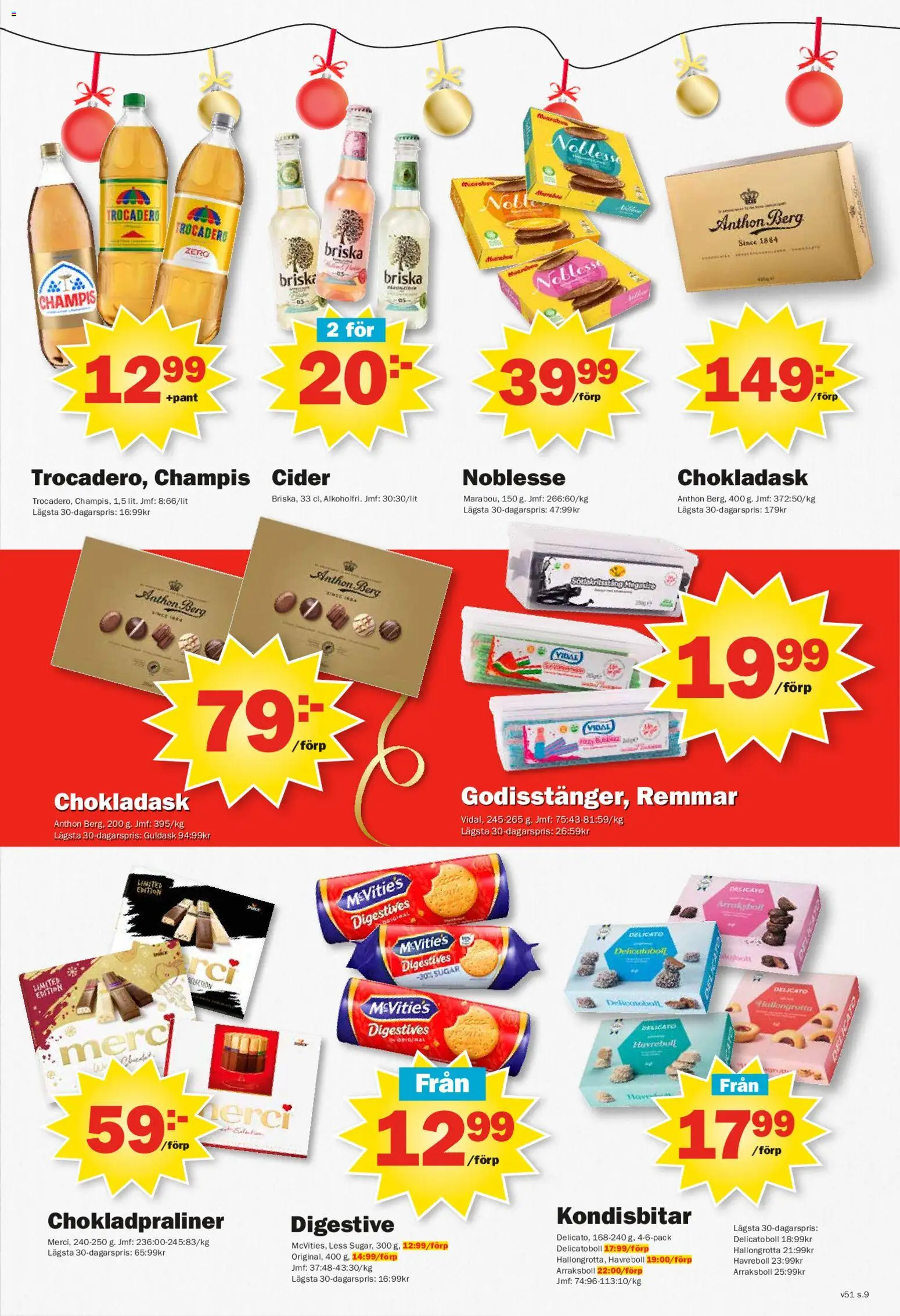 Pekås reklamblad aktuell från 15.12.2025 | Sida: 9 | Produkter: Digestive, Cider