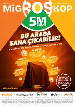 23.10.2025 tarihinden itibaren geçerli olan Migros kataloğu önizlemesi