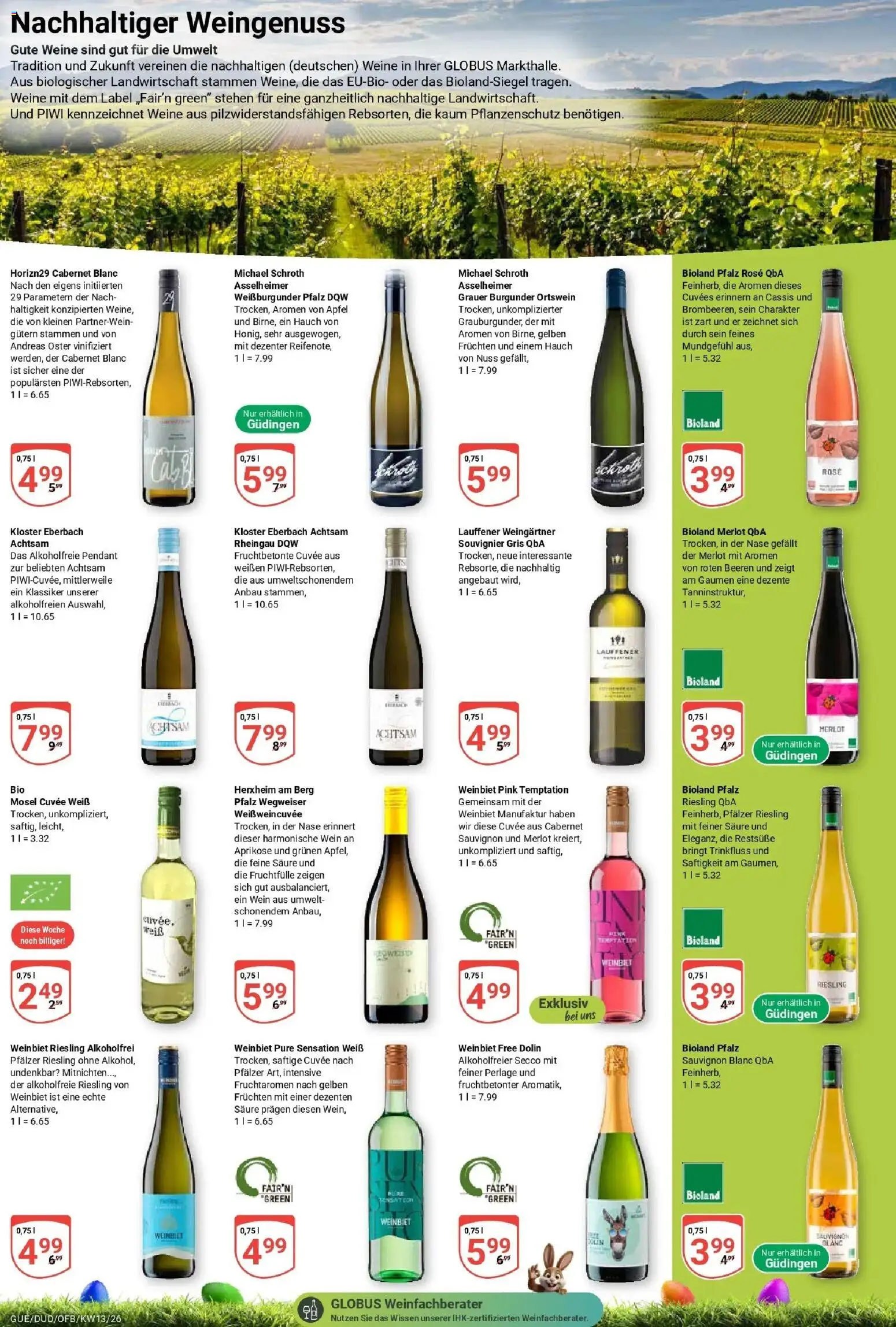 Globus prospekt Saarbrücken-Dudweiler	 – gültig ab 23.03.2026 | Seite: 17 | Produkte: Merlot, Äpfel, Wein
