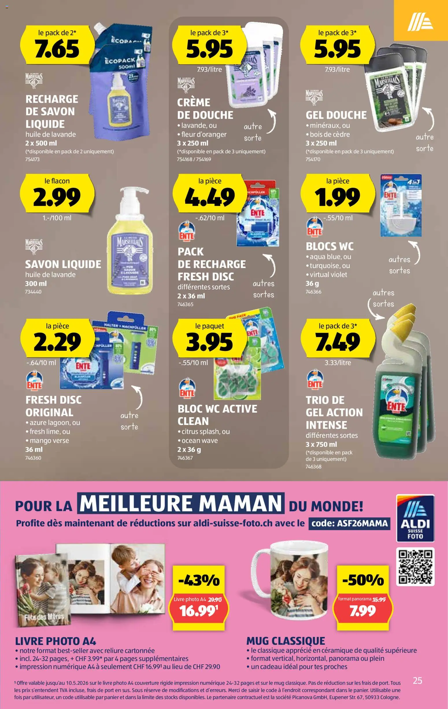 Aldi aktionen FR – gültig ab 16.04.2026 | Seite: 26 | Produkte: Mango, Creme