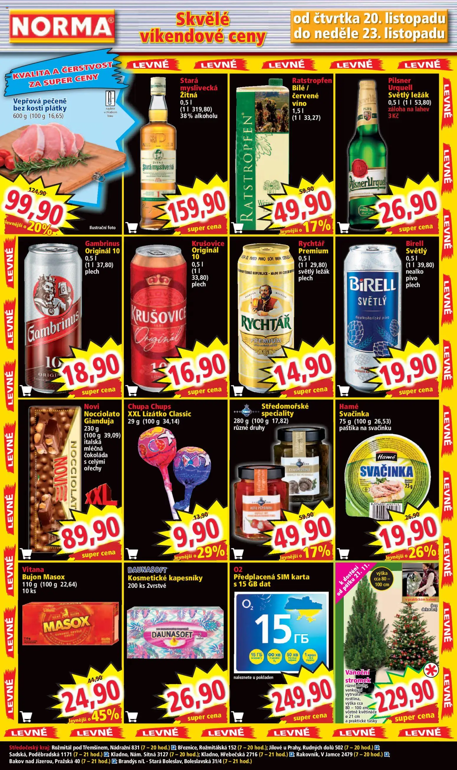 Norma leták od 17.11.2025 | Strana: 7 | Produkty: Ořechy, Tašky, Bujón, Láhev