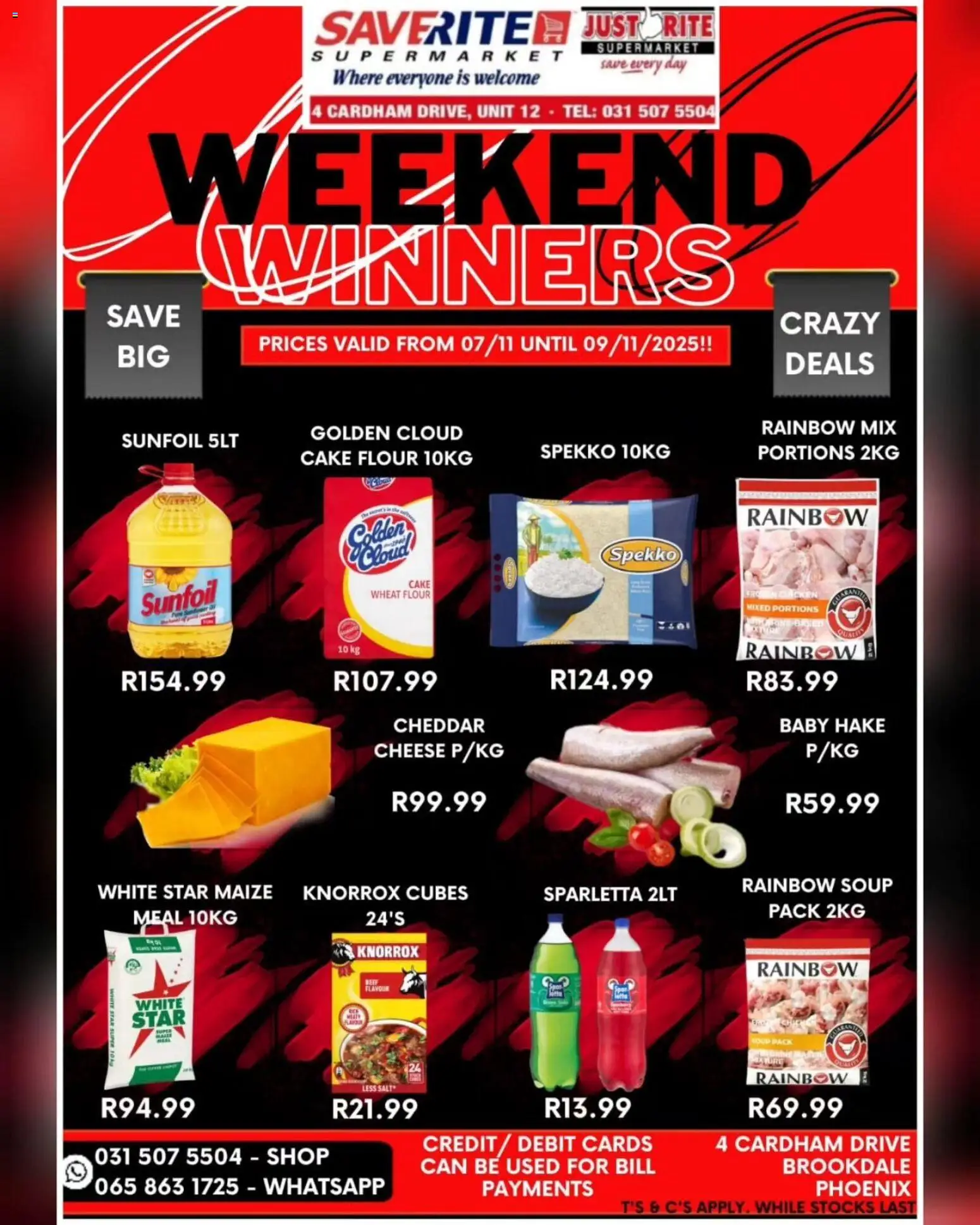 New Saverite catalogue – valid from 07.11.2025 | Page: 2 | Products: Cake, Flour, Cheese, Soup