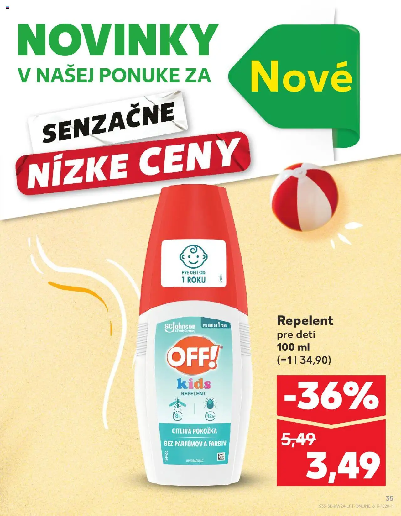 Nové Kaufland akcie – leták je platný od 12.06.2025 | Strana: 35