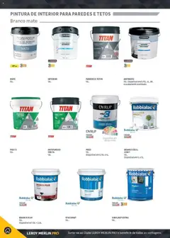 Pré-visualização Leroy Merlin Catálogo válido de 18.11.2024 | Página: 300 | Produtos: Antimofo, Tinta
