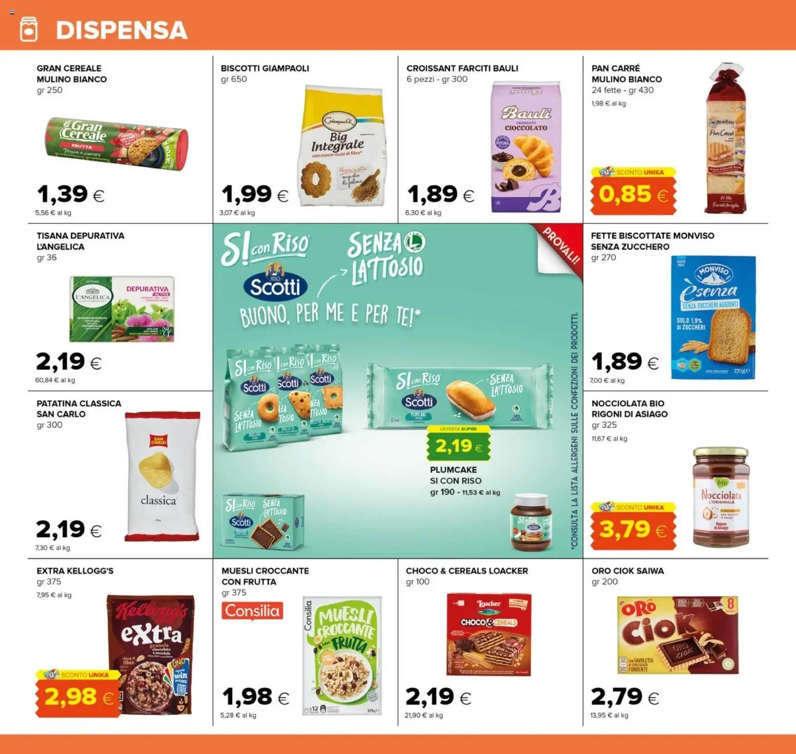 Volantino Tigre del 06.11.2025 | Pagina: 24 | Prodotti: Cioccolato, Tè, Zucchero, Croissant